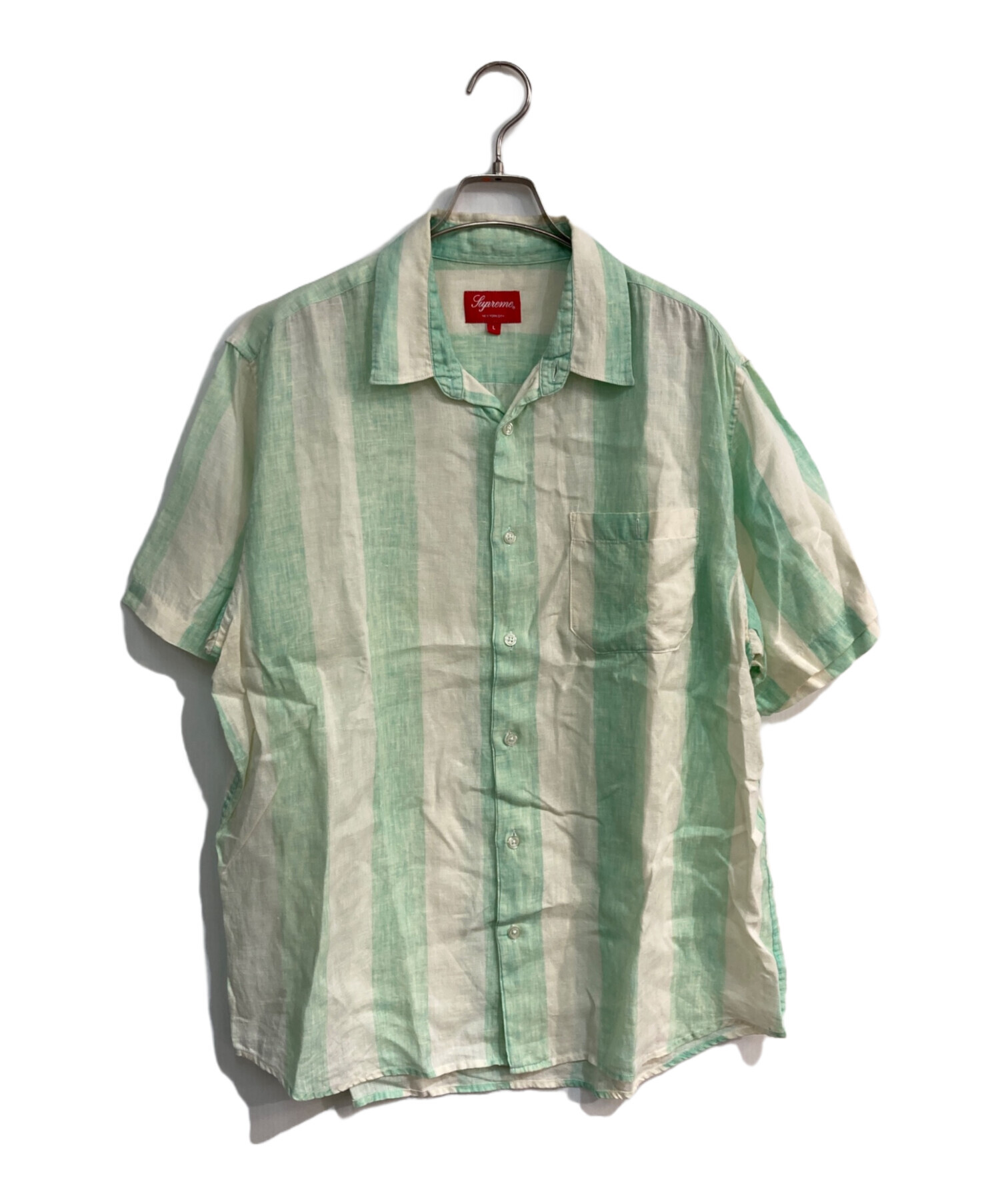中古・古着通販】SUPREME (シュプリーム) Wide Stripe Shirt 18SS 