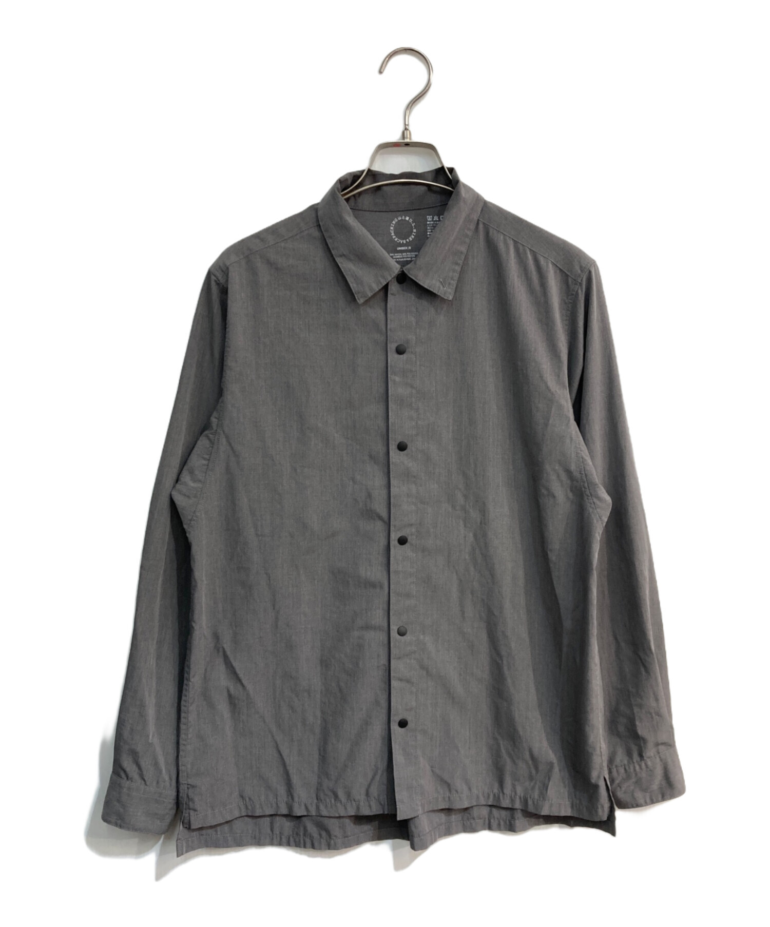 中古・古着通販】山と道 (ヤマトミチ) Bamboo Shirt グレー サイズ:S