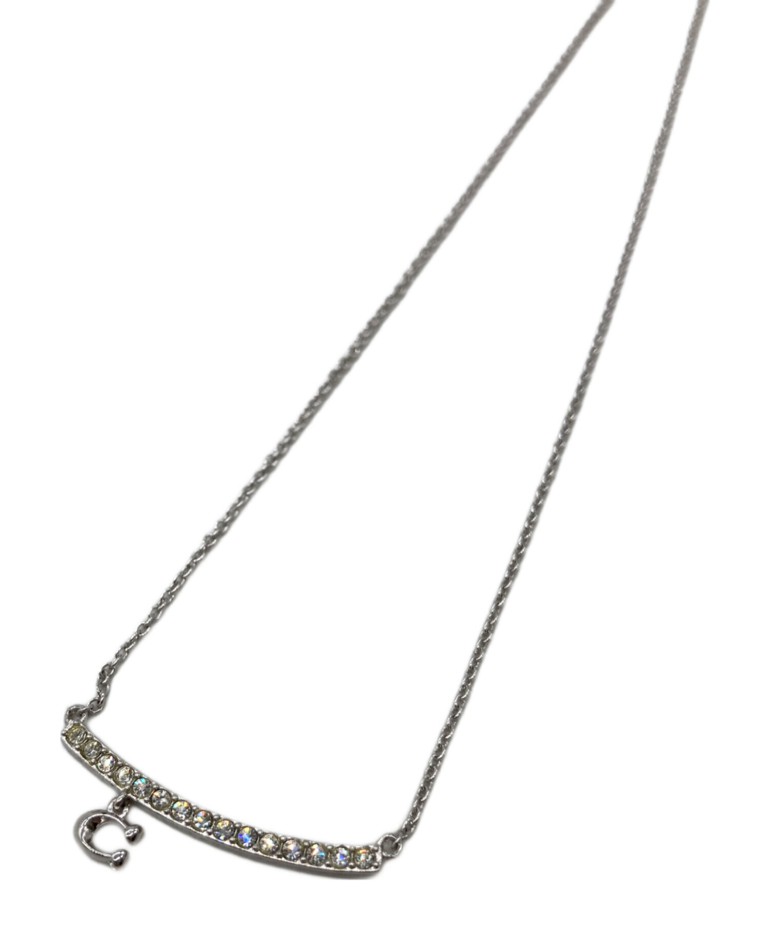 COACH シルバーメタルネックレス COACH コーチ シグネチャーネックレス シルバー コーチ COACH アクセサリー
