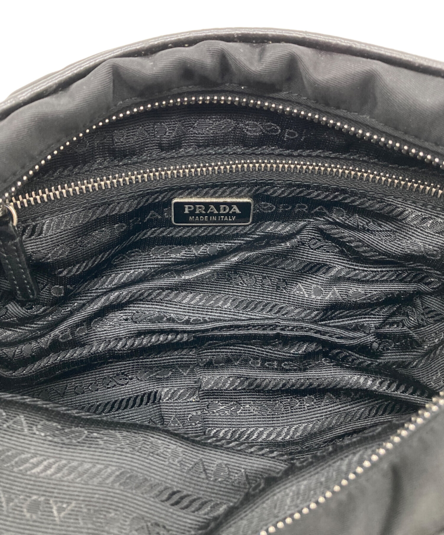 中古・古着通販】PRADA (プラダ) ナイロンミニショルダーバッグ 