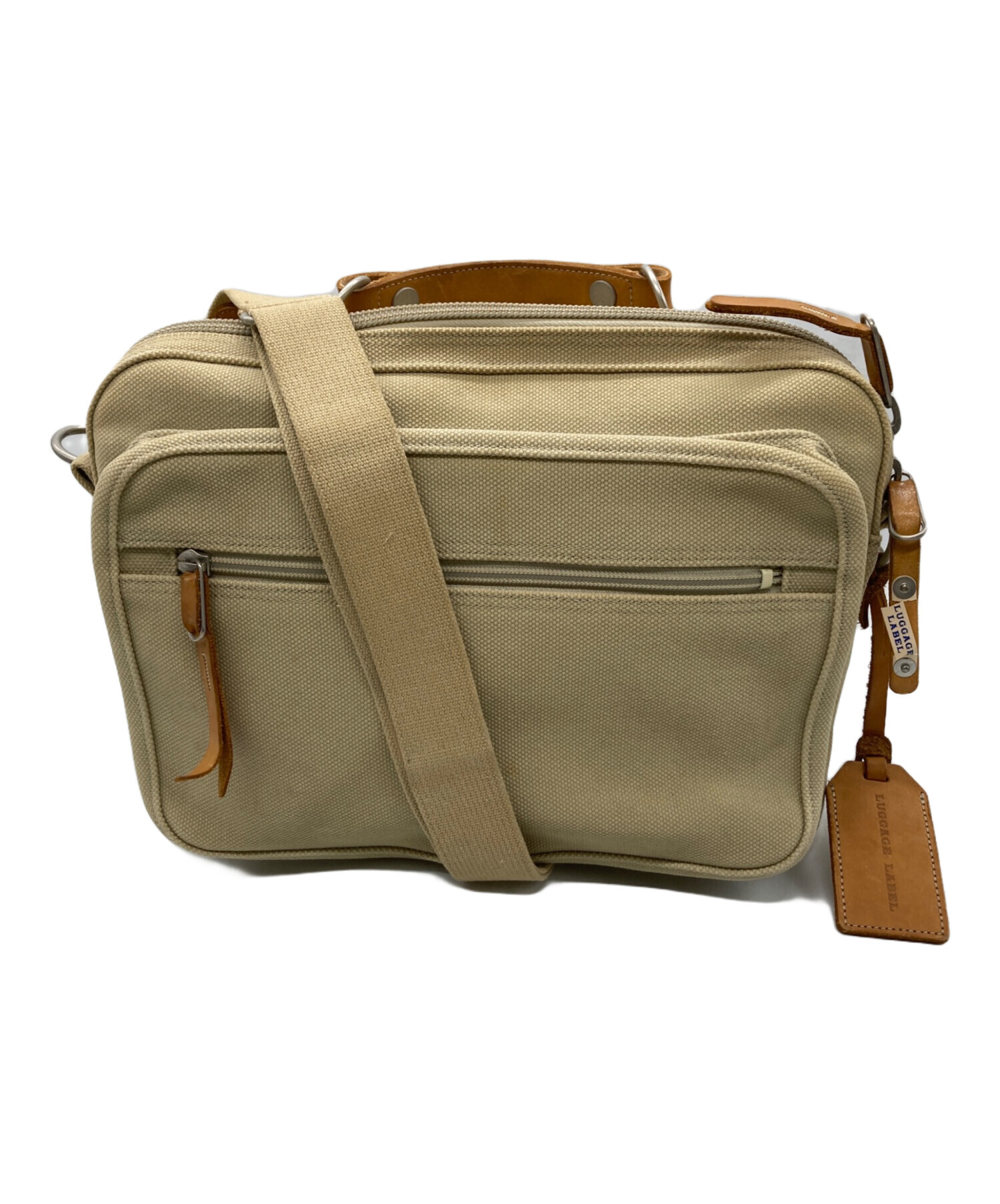 LAAEL ラーエル ショルダーバッグ  茶 【古着】【中古】【送料無料】 中古・古着通販】LUGGAGE LABEL (ラゲッジ レーベル) ショルダーバッグ