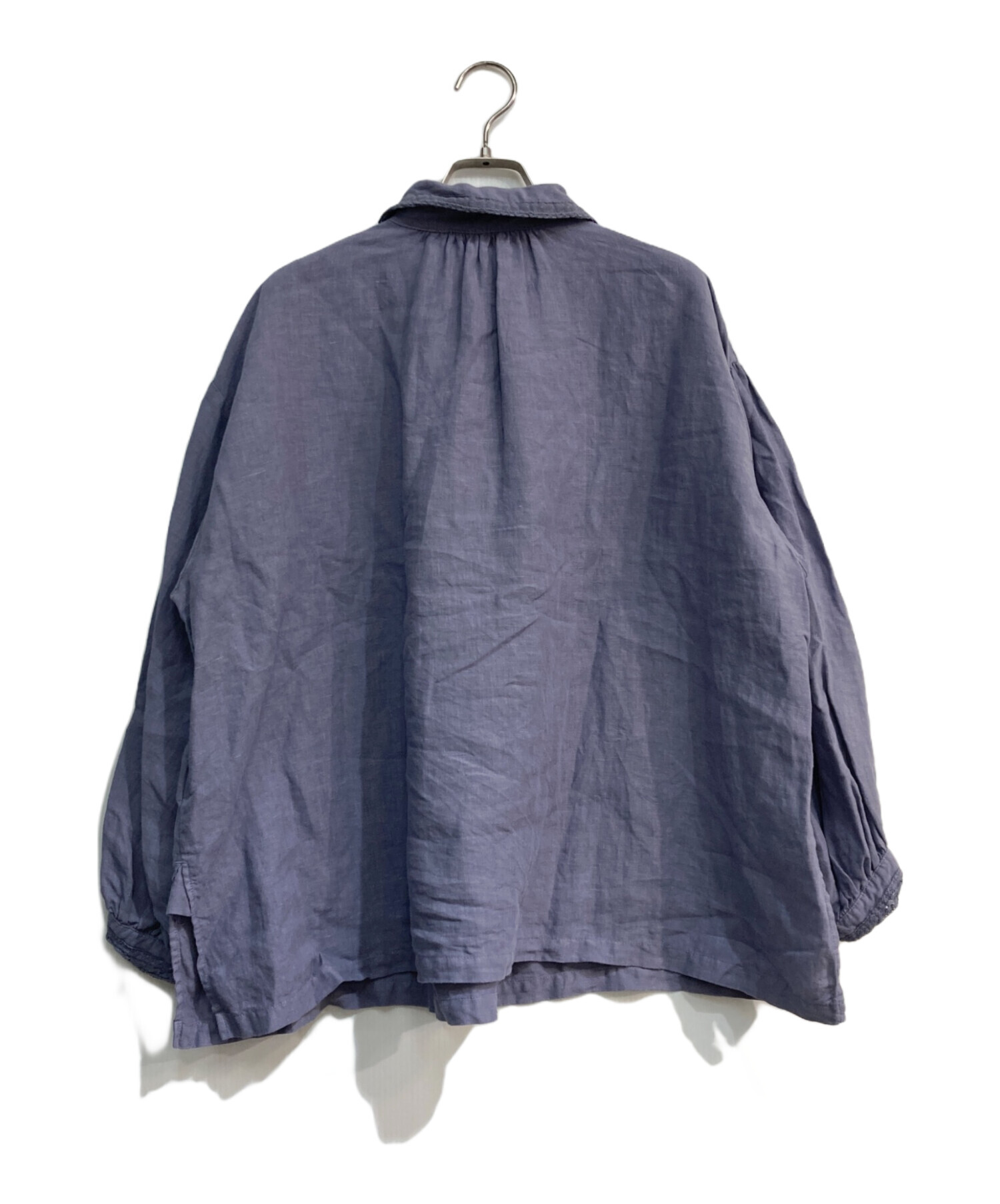 中古・古着通販】nest Robe (ネストローブ) リネン縁取りレース襟