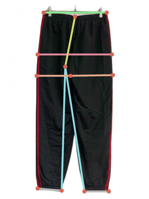 極美品 adidas ACミランナイロンパンツ サイズL 24-25 ACミラン