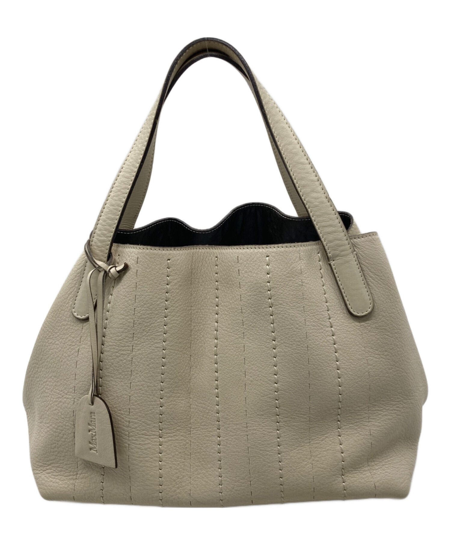 マックスマーラ Max Mara トートバッグ - レザー ダークブラウン 