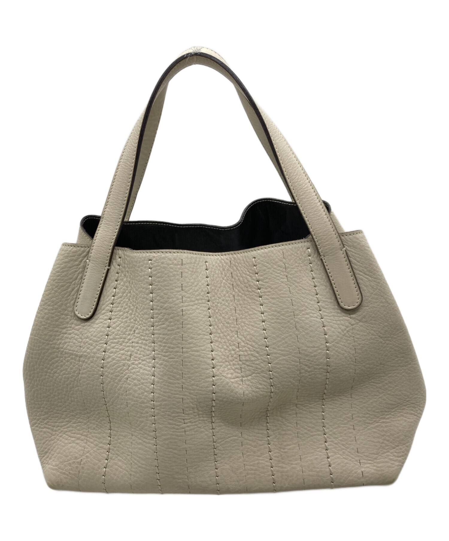 中古・古着通販】MaxMara (マックスマーラ) レザートートバッグ 