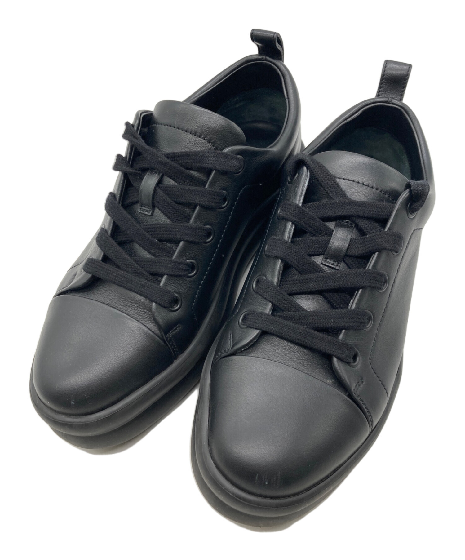 極美品】エルメス HERMES ハッピー レザースニーカー 厚底 365