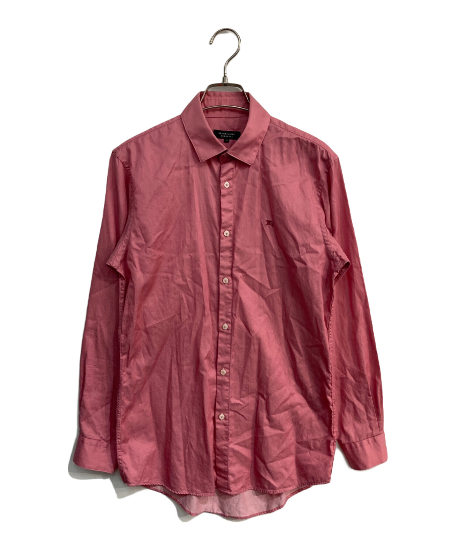 バーバリー ロンドン 19SS コットン ドット Burausu 長袖シャツ トップス 4062435 ブラック レッド L【中古】 中古・古着通販】BURBERRY LONDON (バーバリーロンドン) 総柄シャツ