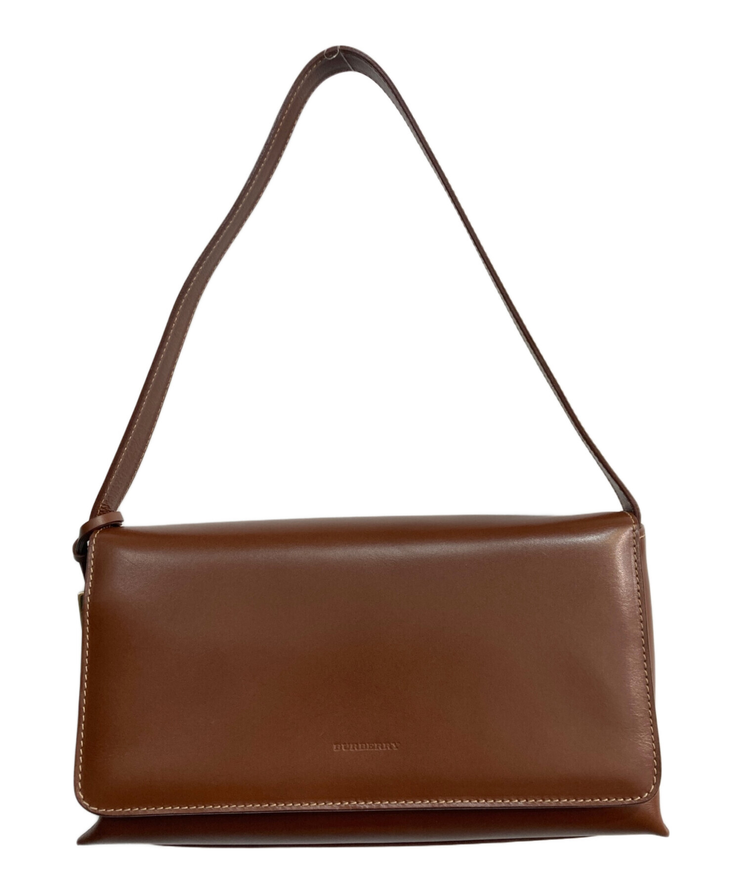 中古・古着通販】BURBERRY (バーバリー) レザーワンショルダーバッグ 