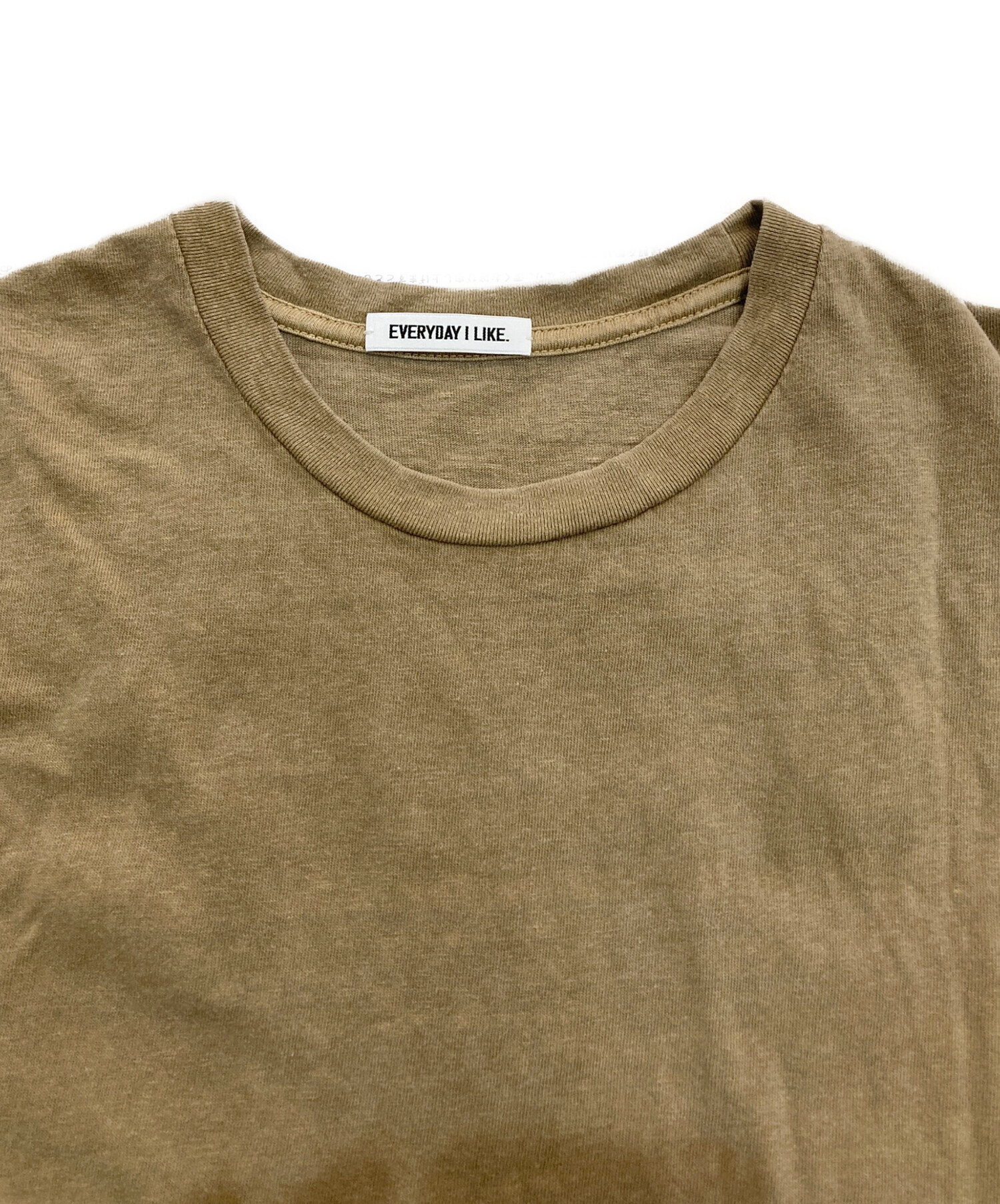 エブリデイアイライク　*Relax Tシャツ　ピグメント加工　ムラ染め 中古・古着通販】EVERYDAY I LIKE. (エヴリデイ アイ ライク) Relax T