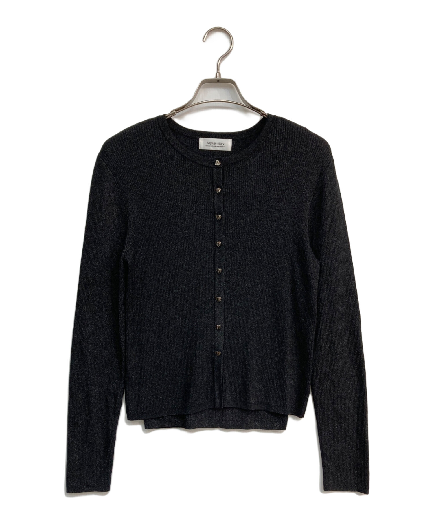 Arpage story ハートボタンアンサンブル ブラック Arpage story ハートボタンアンサンブル ブラック - メルカリ