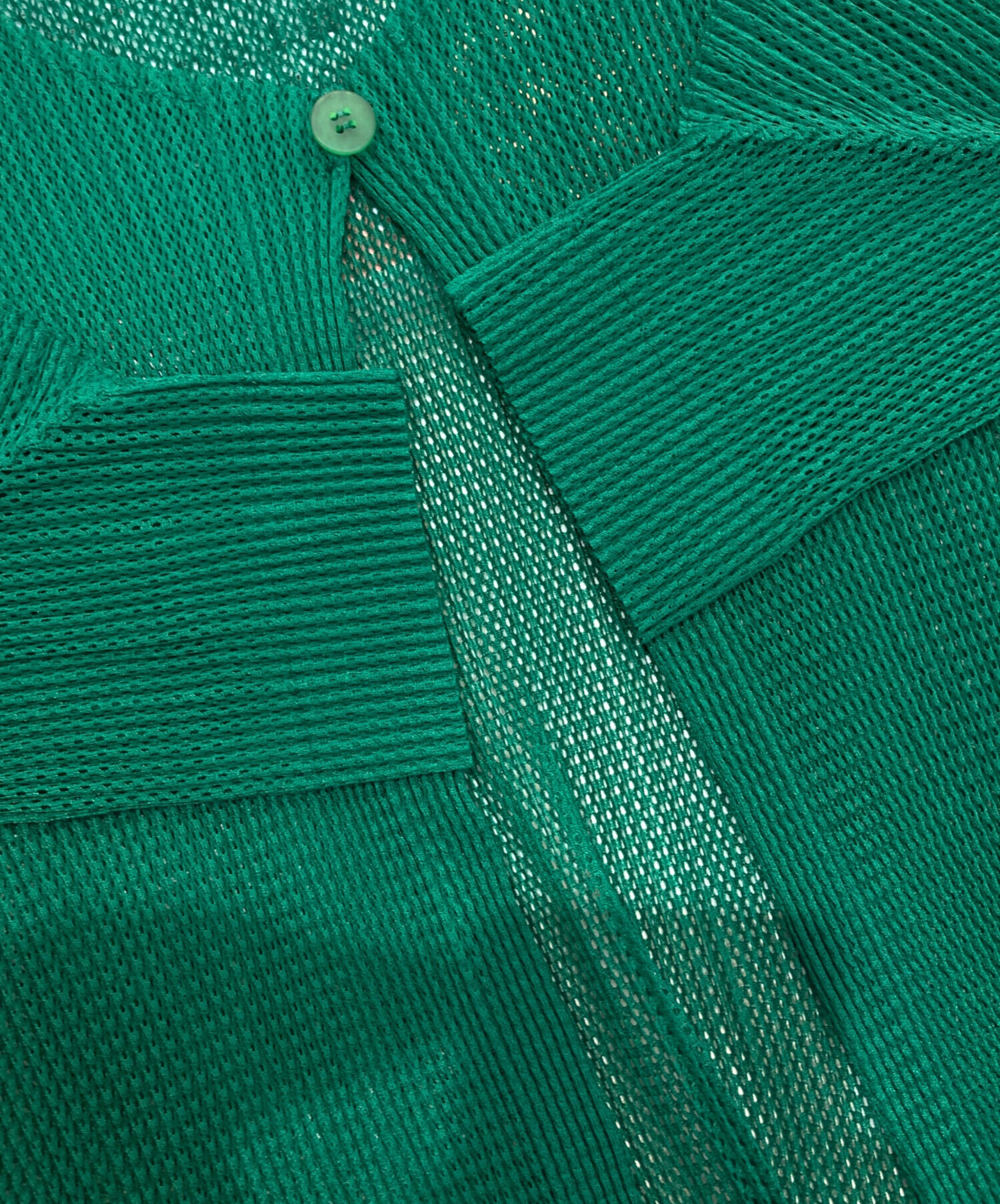 PLEATS PLEASE プリーツプリーズ　カーディガン　グリーン　サイズ3 プリーツプリーズ PLEATS PLEASE カーディガン 3 グリーン