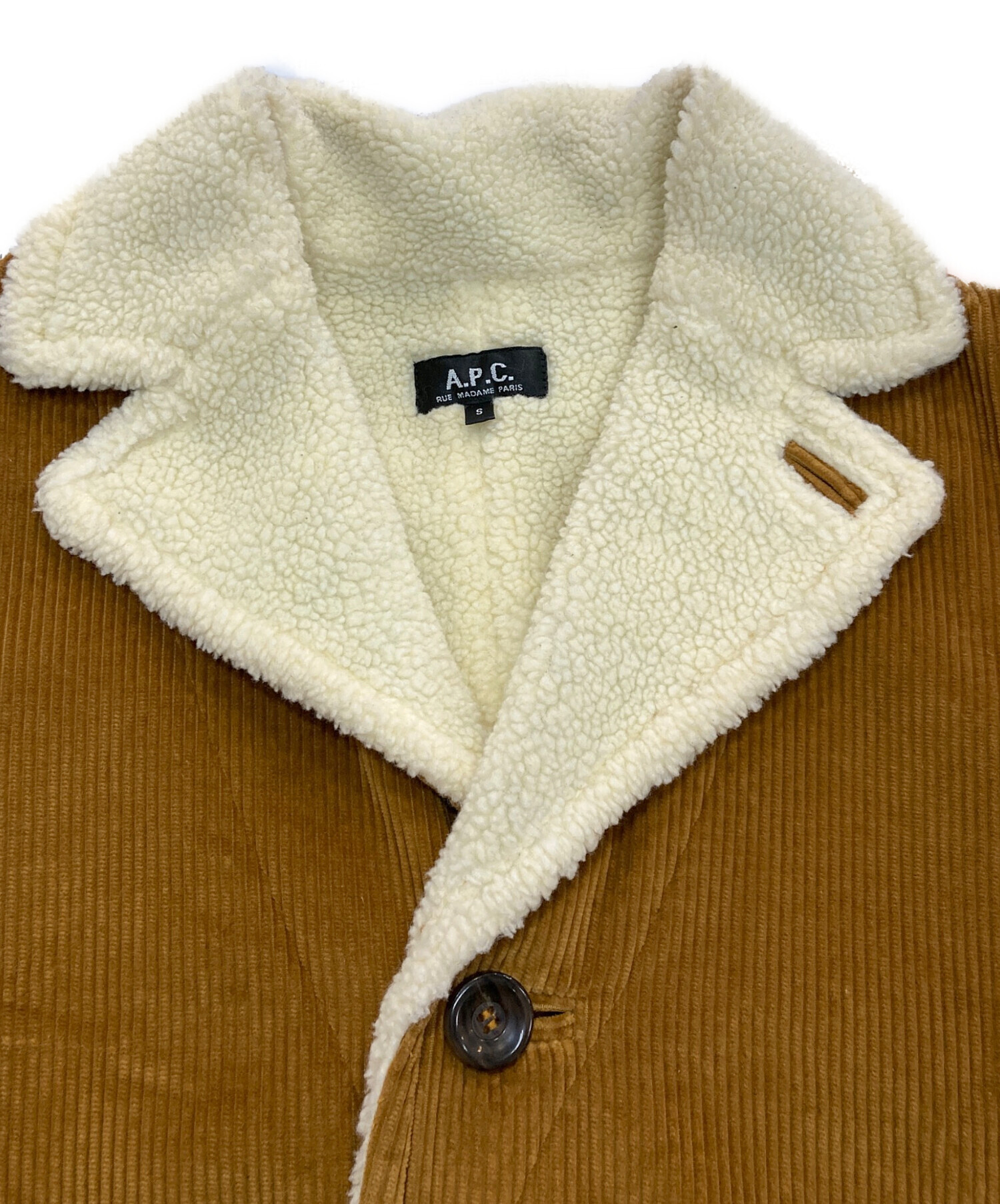 中古・古着通販】A.P.C. (アーペーセー) コーデュロイボアジャケット