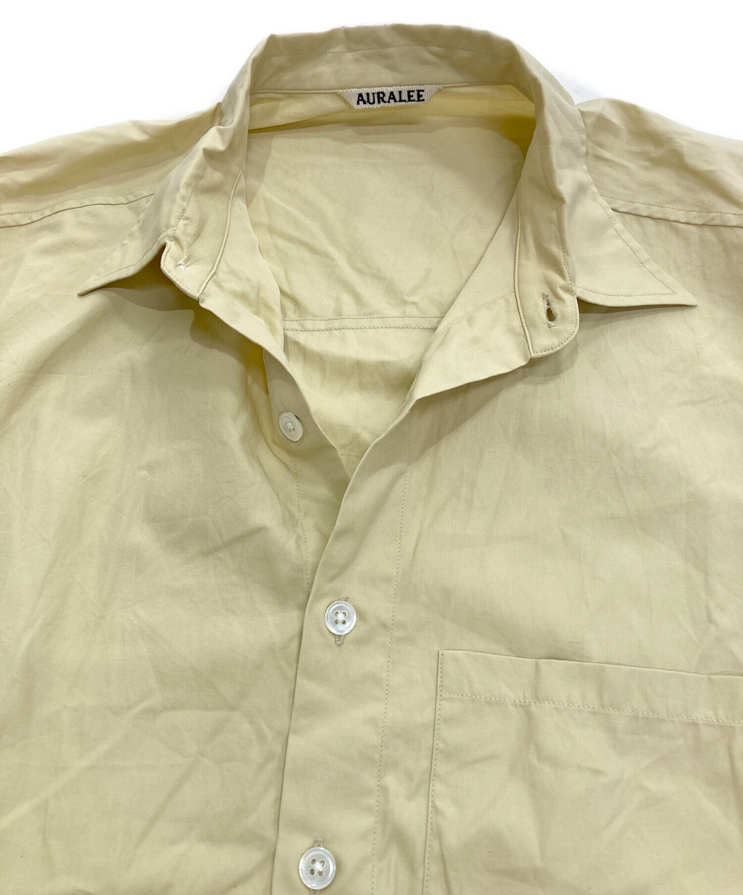 中古・古着通販】AURALEE (オーラリー) WASHED FINX TWILL BIG SHIRTS