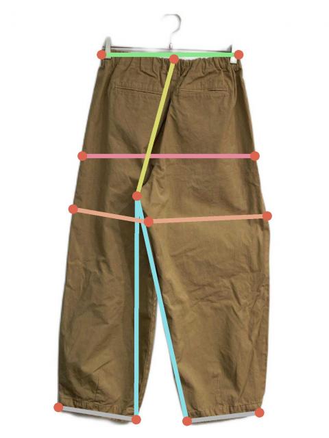 中古・古着通販】kagure (カグレ) コットンクロップドパンツ GAA4