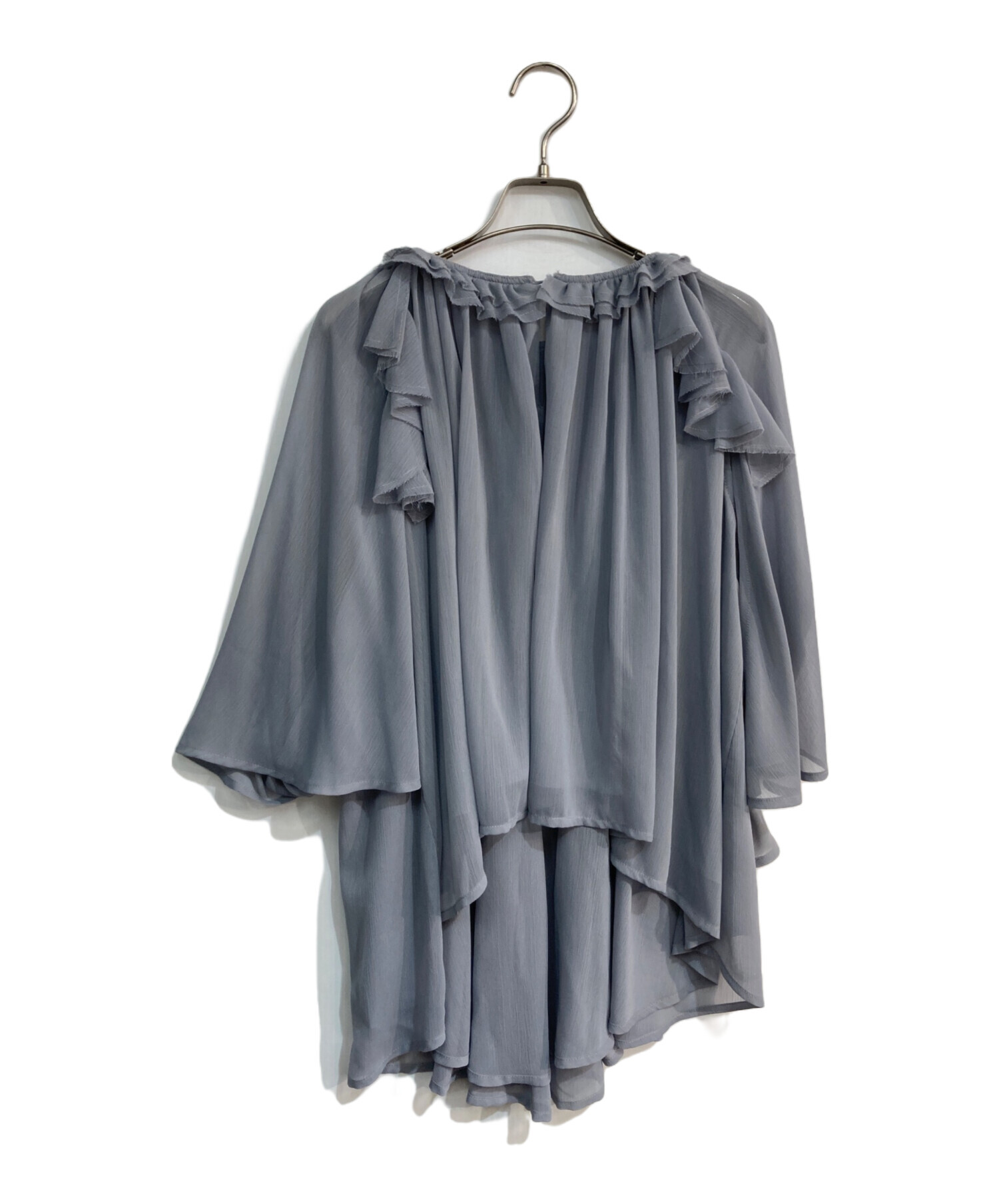 LAUBEBLANC❤️Ruffle chiffon Blouse Spring Super Fairy Lace