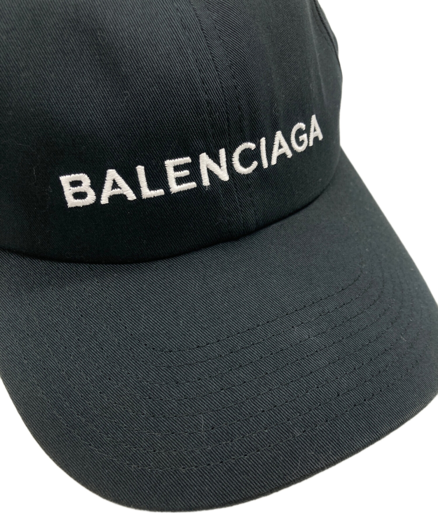 中古・古着通販】BALENCIAGA (バレンシアガ) キャップ ブラック サイズ