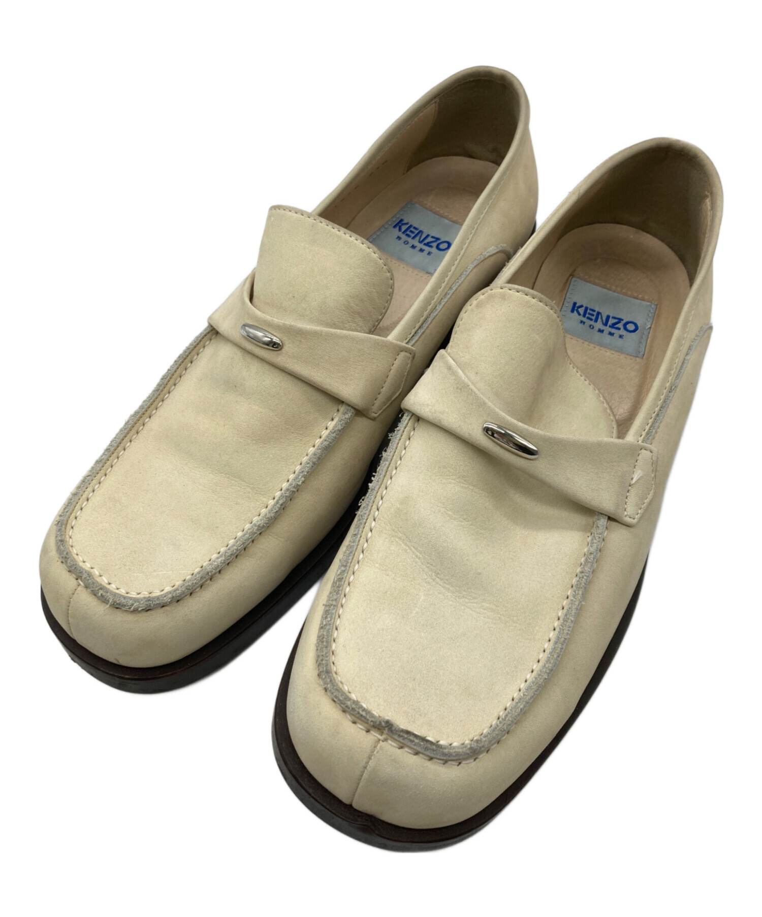 中古・古着通販】KENZO HOMME (ケンゾー オム) ローファー ベージュ 
