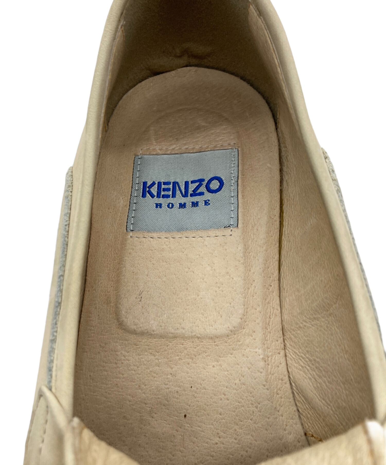 中古・古着通販】KENZO HOMME (ケンゾー オム) ローファー ベージュ 