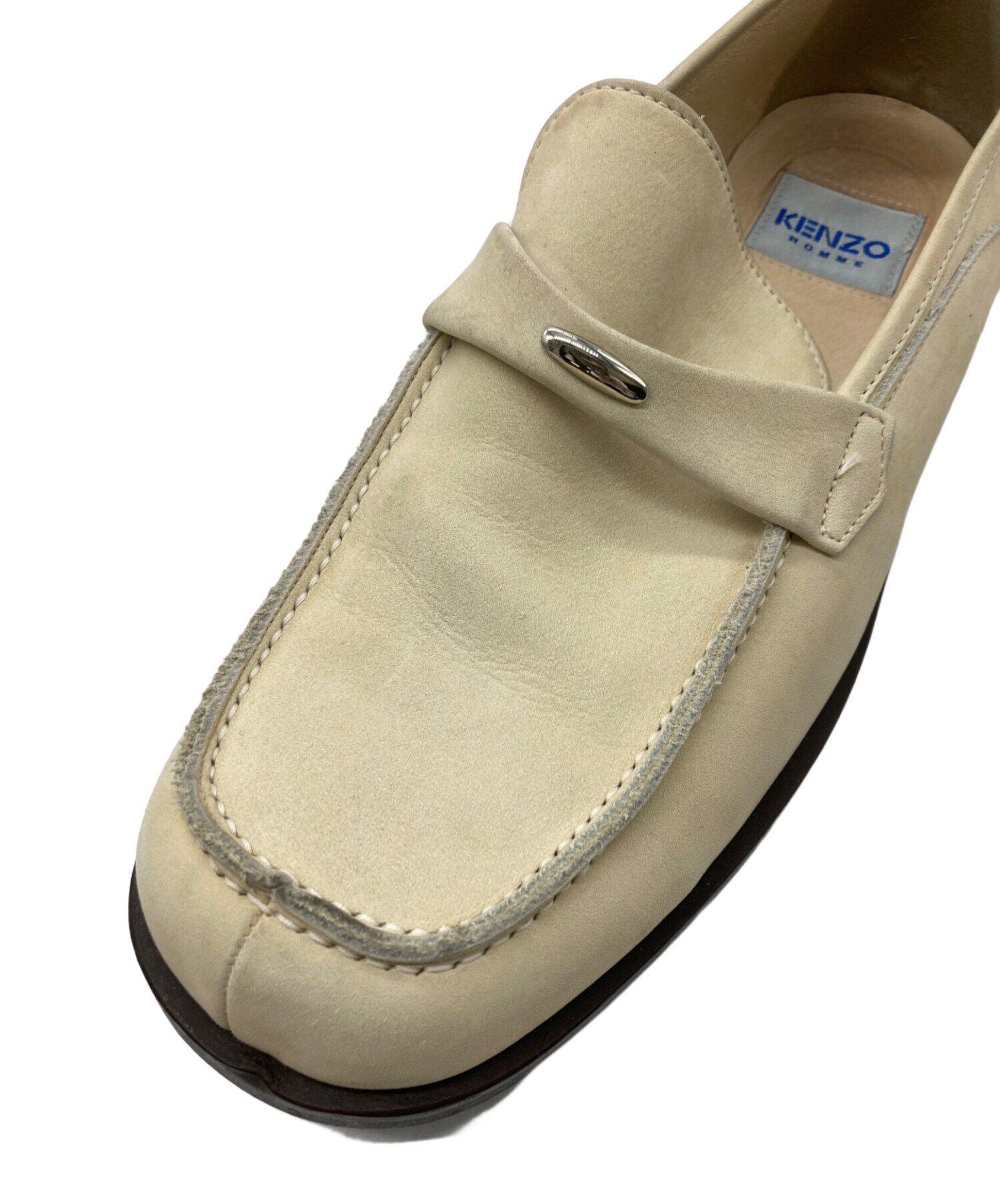 中古・古着通販】KENZO HOMME (ケンゾー オム) ローファー ベージュ 