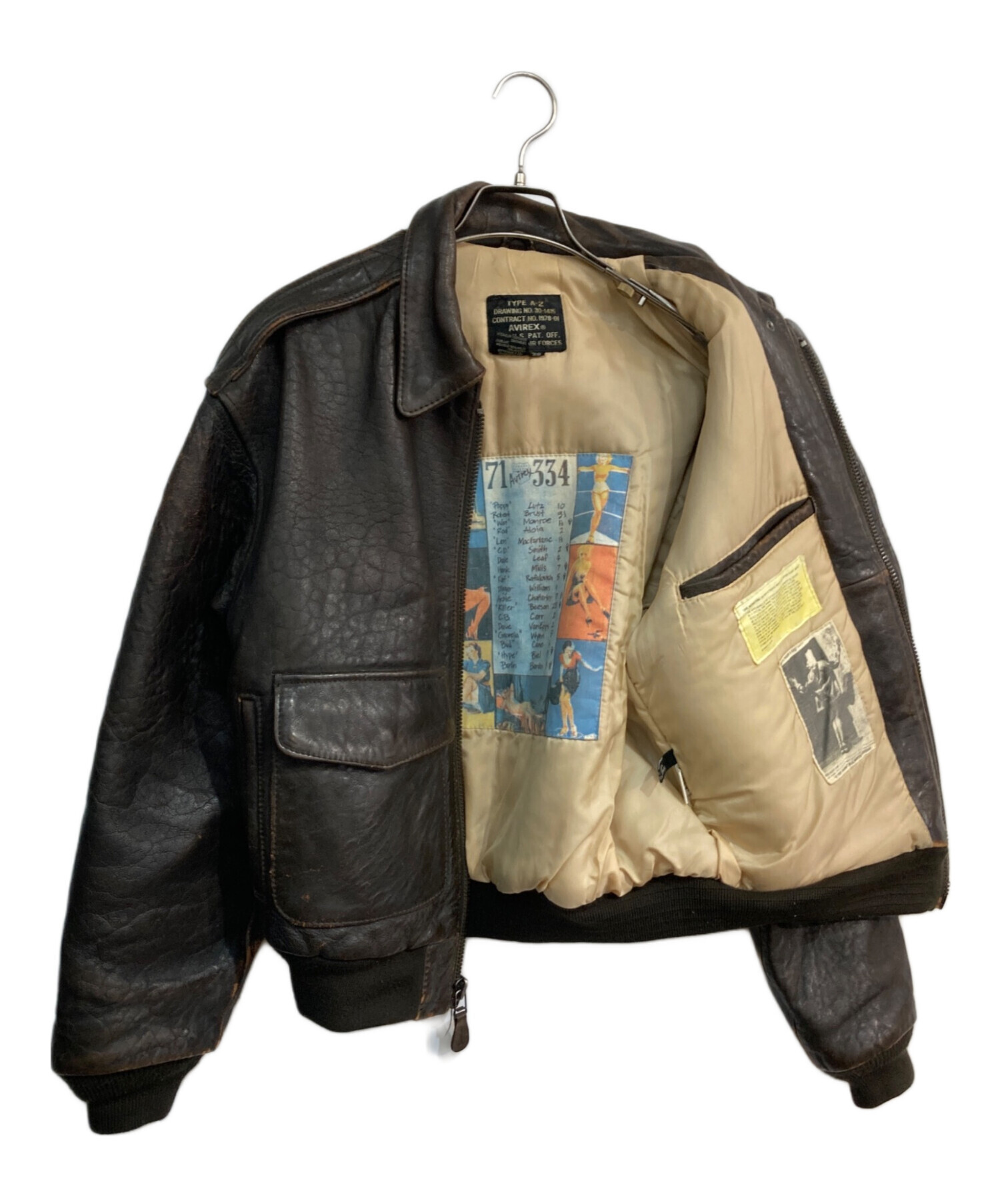 アヴィレックス AVIREX 80's〜90's A-2フライトジャケットXS アヴィレックス AVIREX 80's〜90's A-2フライトジャケットXS A-2