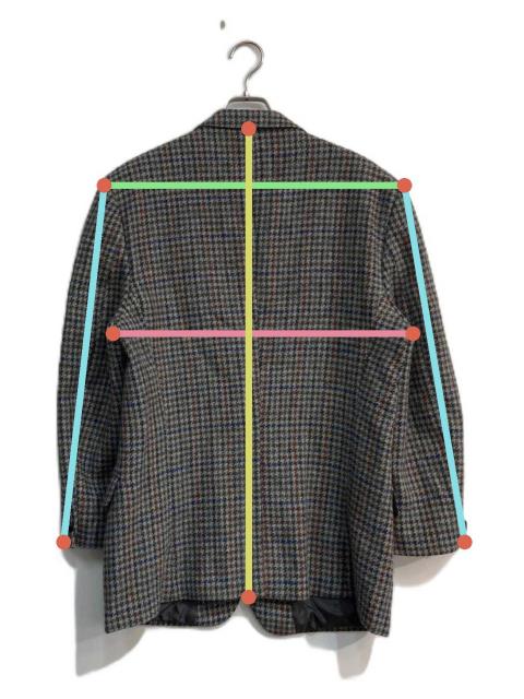 NEEDLS✖️Harris tweed コート 2025年最新】Harris Tweed メンズ ピーコート・ウールコートの