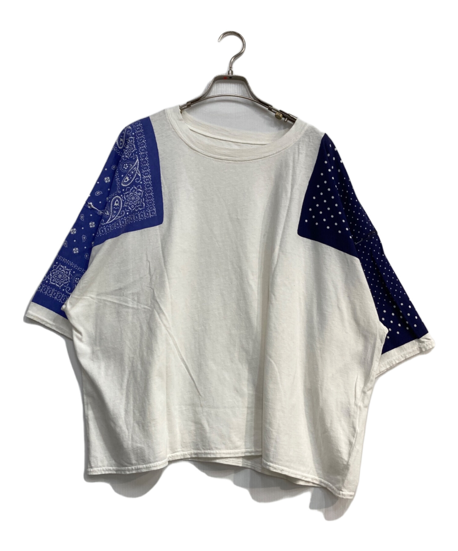 中古・古着通販】KAPITAL (キャピタル) バンダナHUGE-T ホワイト