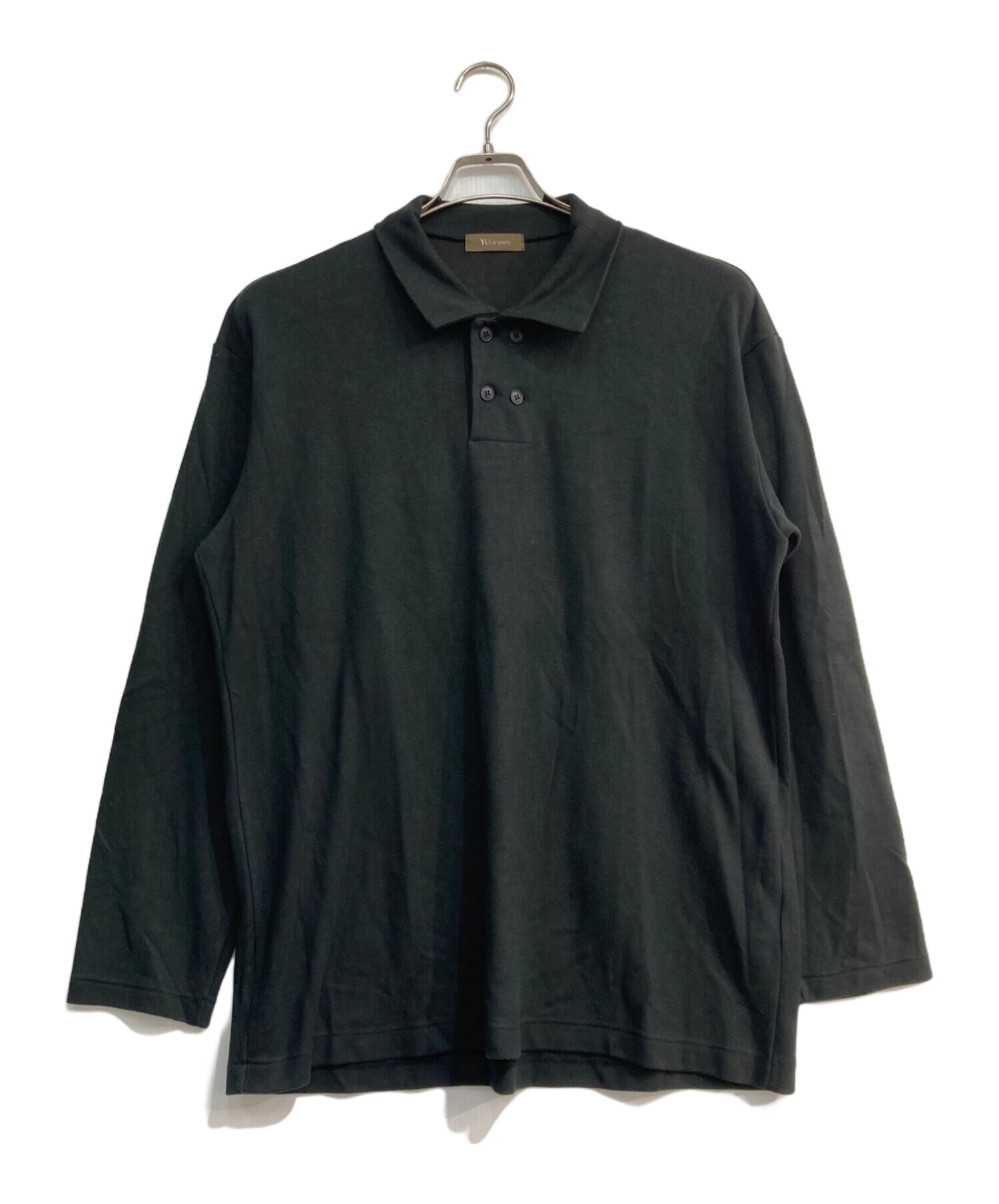 中古・古着通販】Y's for men (ワイズフォーメン) 長袖ポロシャツ 茶
