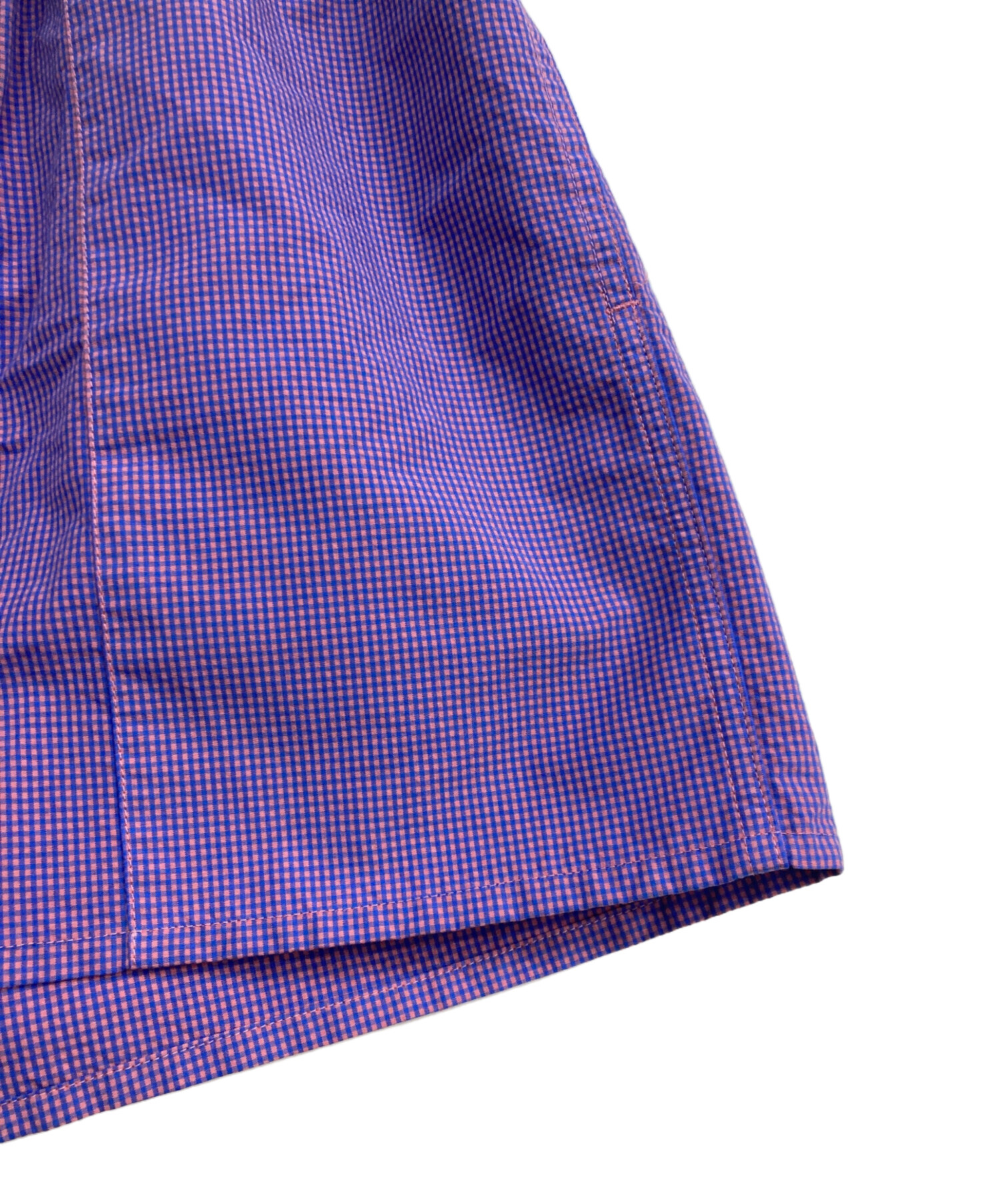 中古・古着通販】RE-PURPOSE (リパーパス) gingham shorts パープル