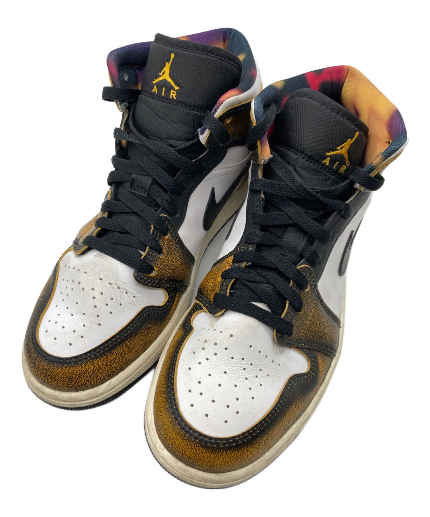 中古・古着通販】NIKE (ナイキ) AIR JORDAN 1 MID SE ブラウン 