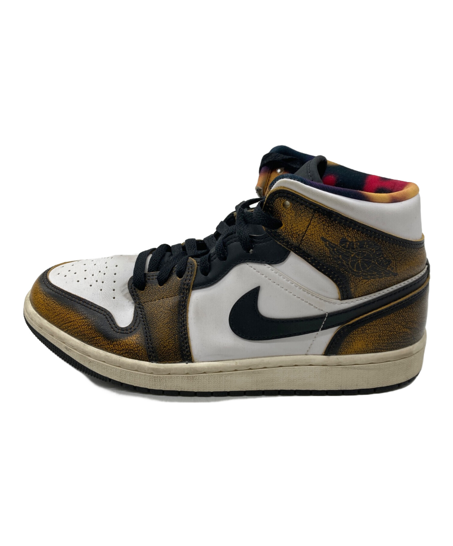 中古・古着通販】NIKE (ナイキ) AIR JORDAN 1 MID SE ブラウン 