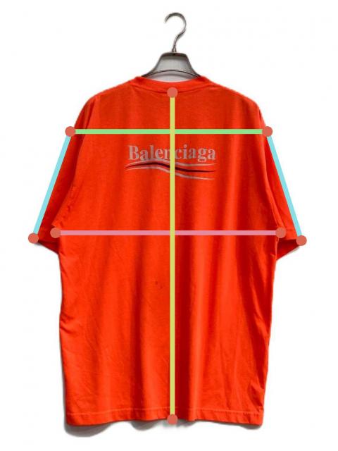 BALENCIAGA バレンシアガ キャンペーンロゴ フーディー オレンジ S 中古・古着通販】BALENCIAGA (バレンシアガ) MIAMIカレッジロゴ