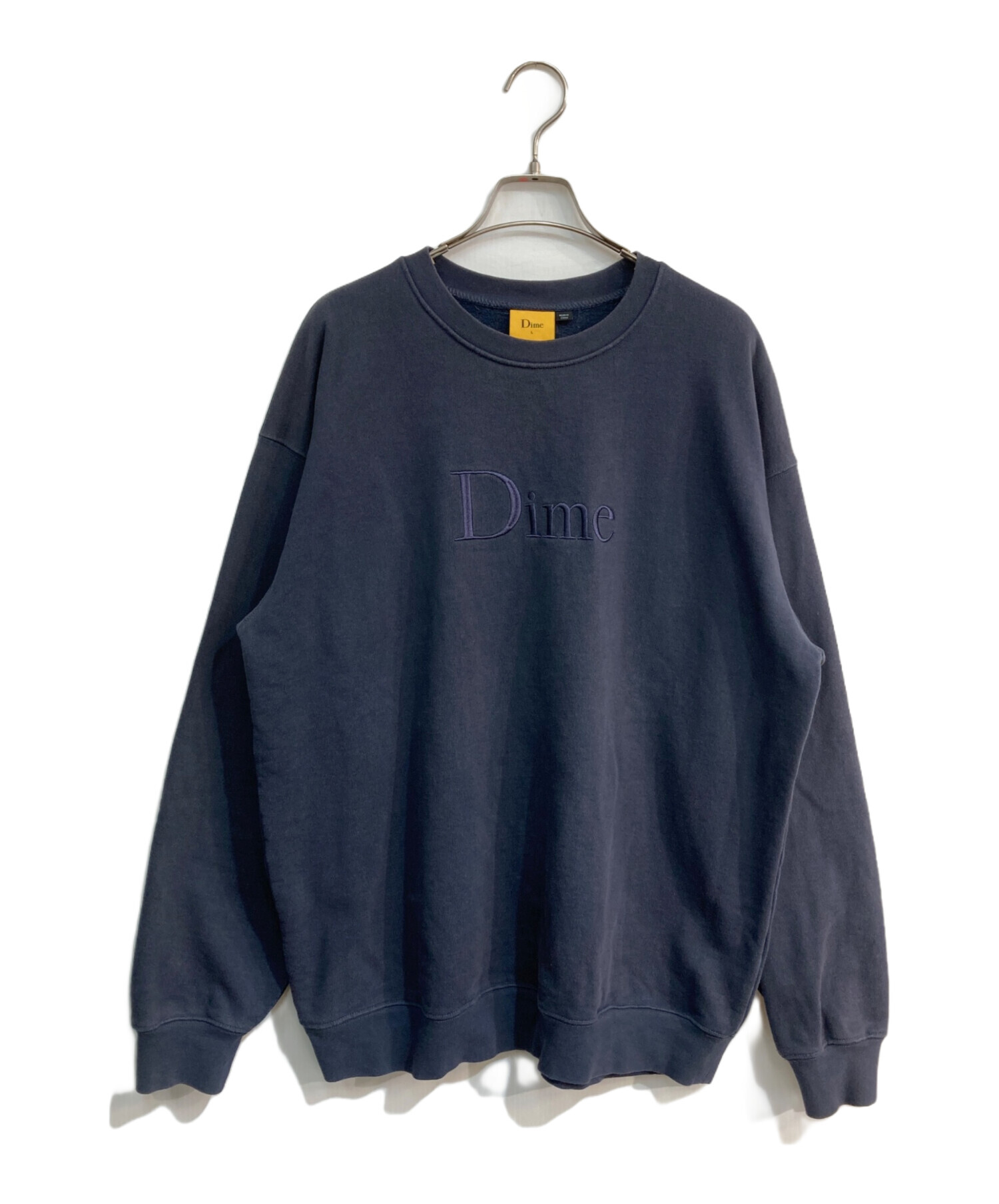 中古・古着通販】Dime (ダイム) クルーネックスウェット ネイビー 