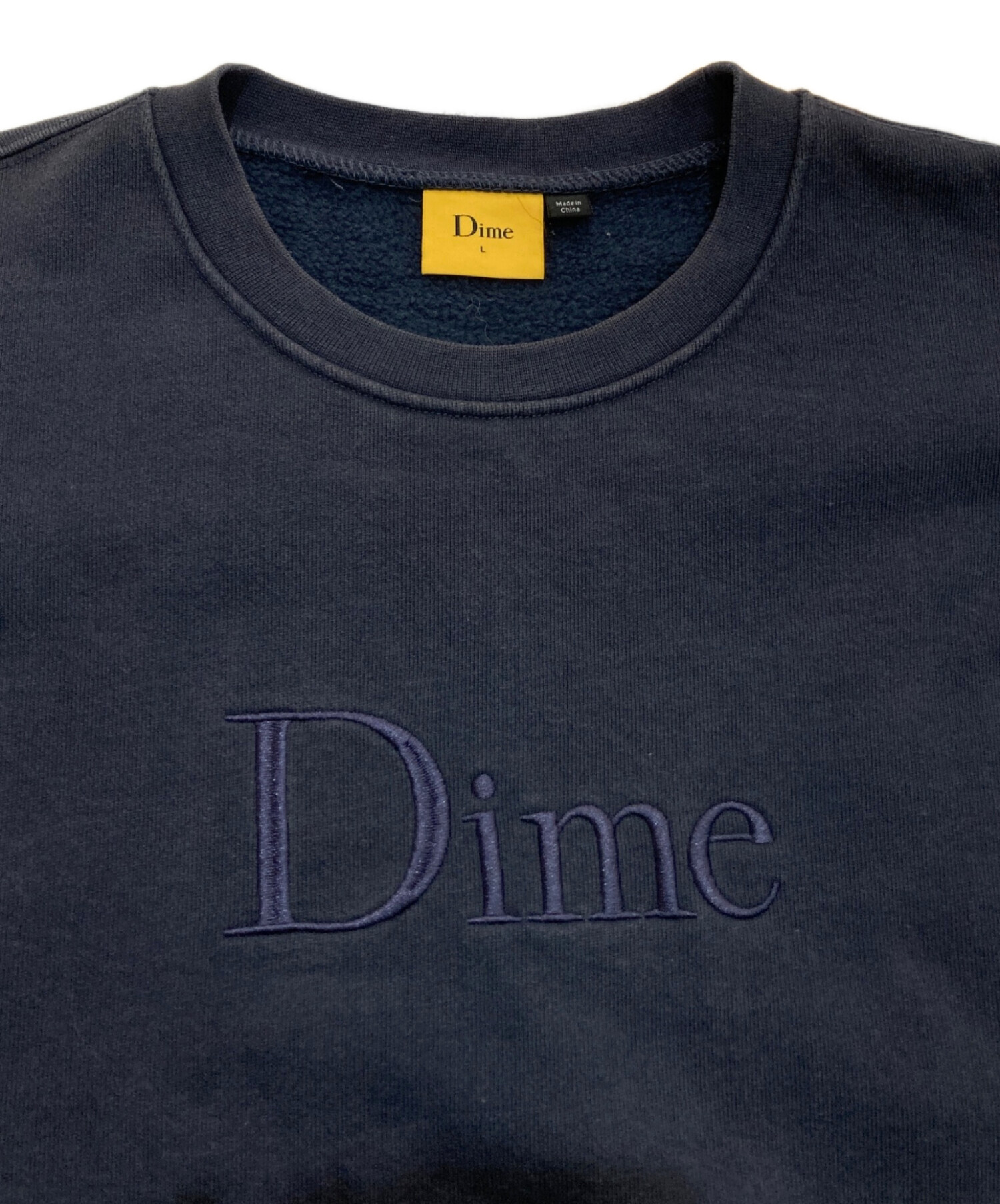 中古・古着通販】Dime (ダイム) クルーネックスウェット ネイビー 