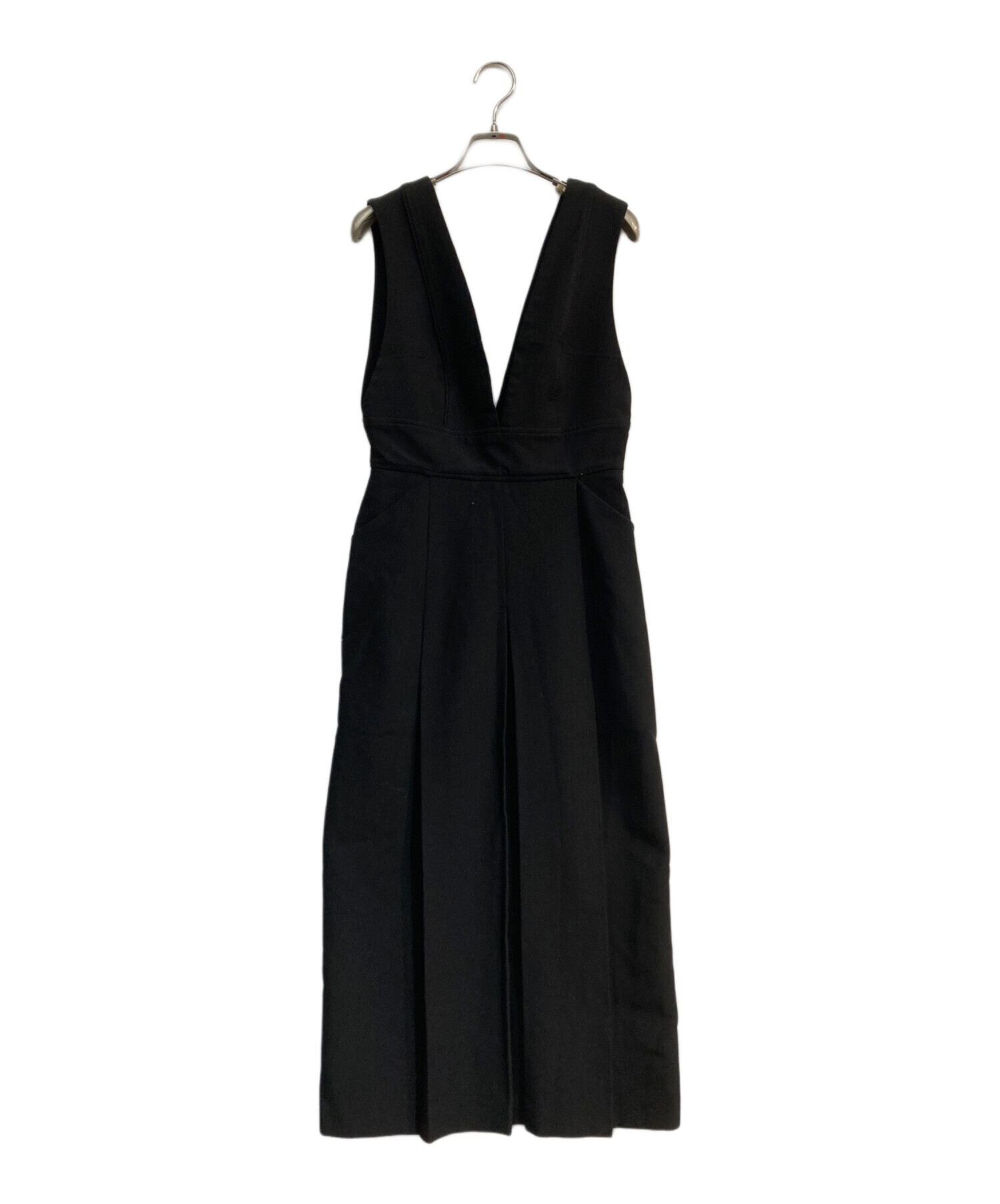 ※お値下げ可L'or I-line Jumper skirt ジャンパースカート 中古・古着通販】L'Or (ロル) I-line Jumper skirt or222-22 ブラック