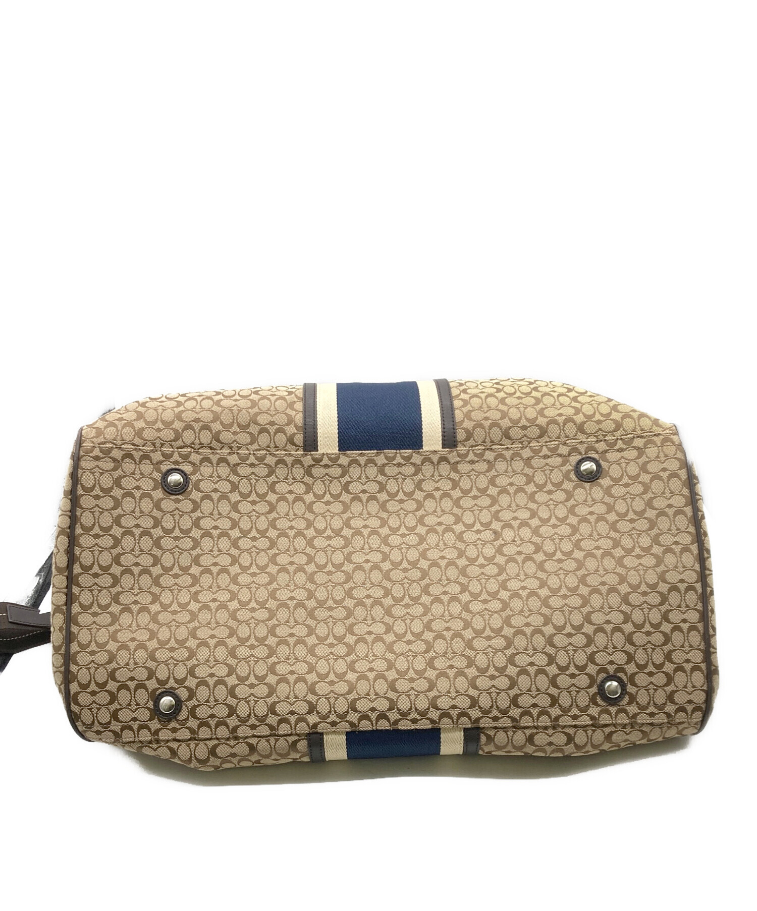 中古・古着通販】COACH (コーチ) ミニシグネチャー ストライプ 