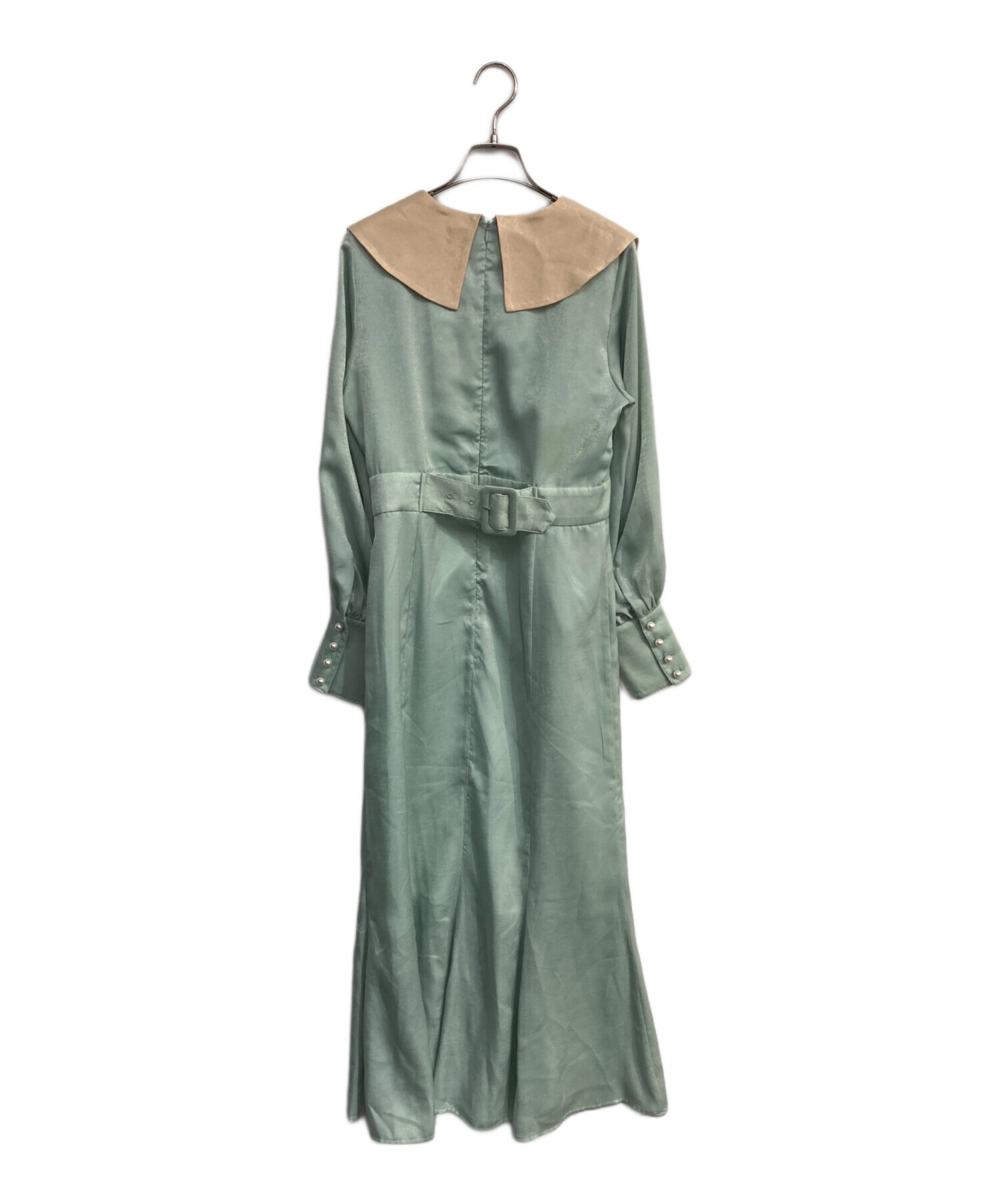 中古・古着通販】PAMEO POSE (パメオポーズ) Big Bow Dress グリーン