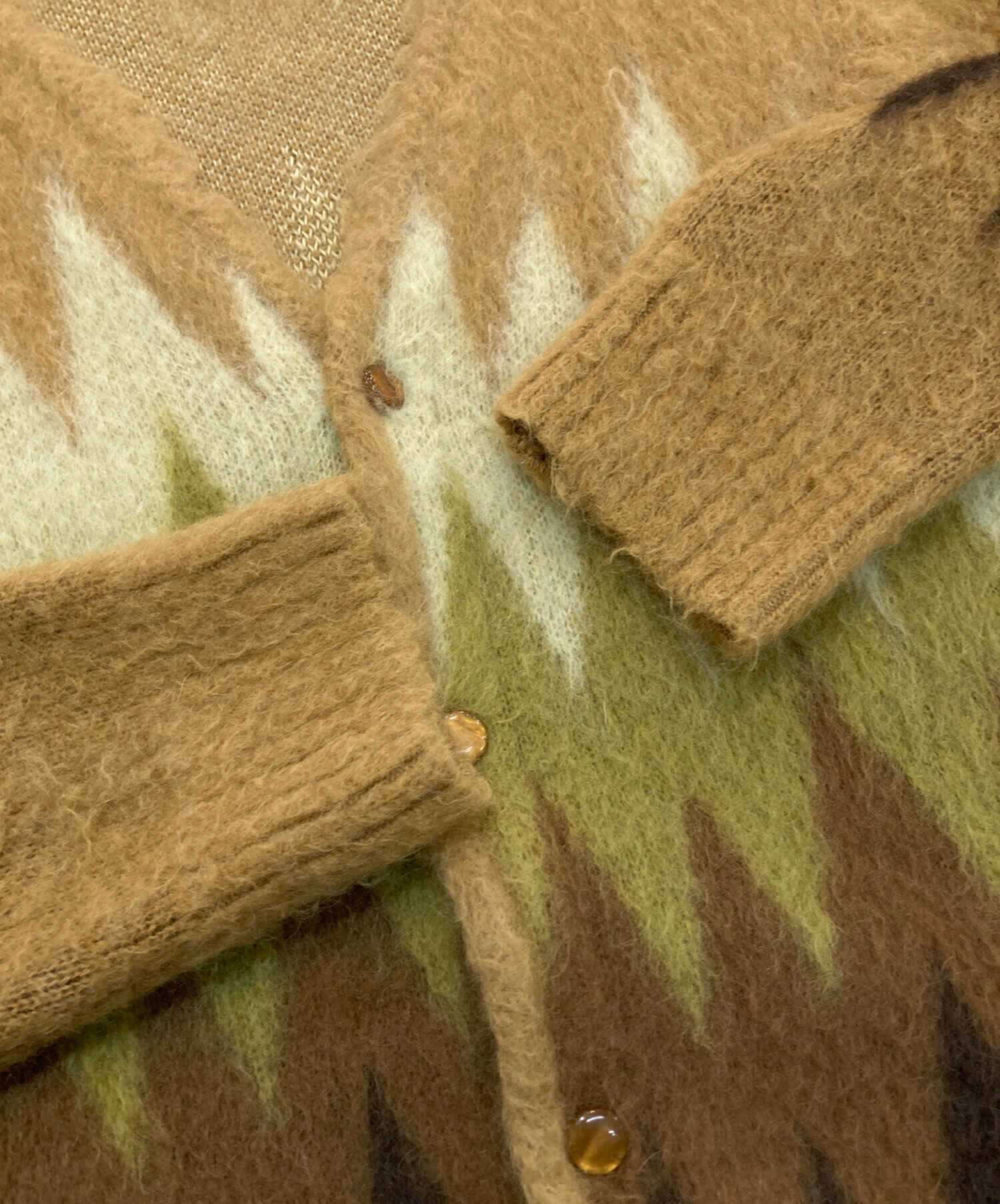 中古・古着通販】Needles (ニードルズ) Mohair Cardigan - Zigzag 