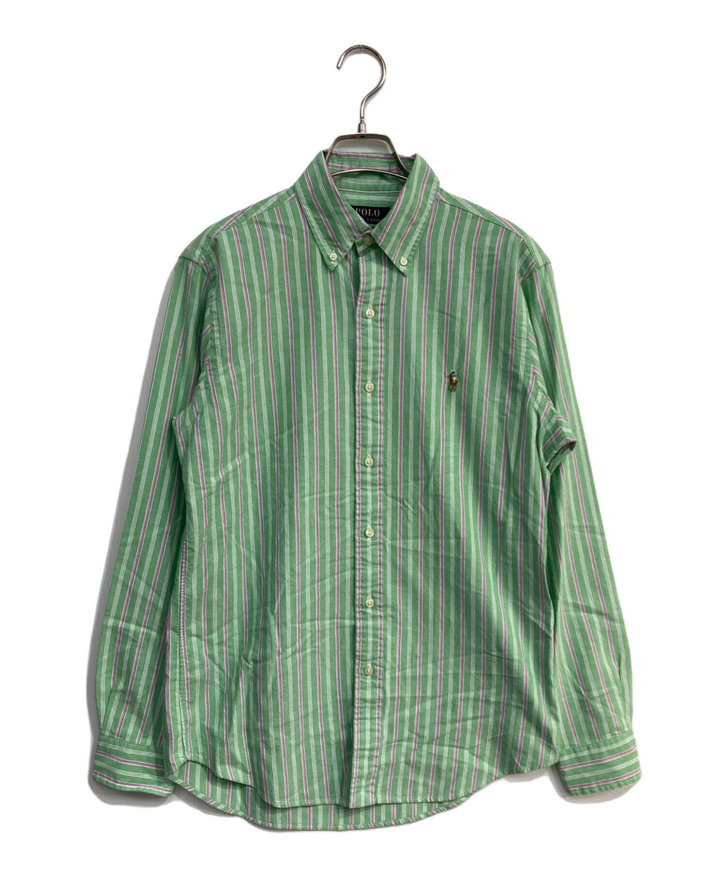 Polo Ralph Lauren ポロラルフローレン ブラウス M 緑 【古着】【中古】【送料無料】 POLO RALPH LAUREN - Polo Ralph Lauren ポロラルフローレン ブラウス