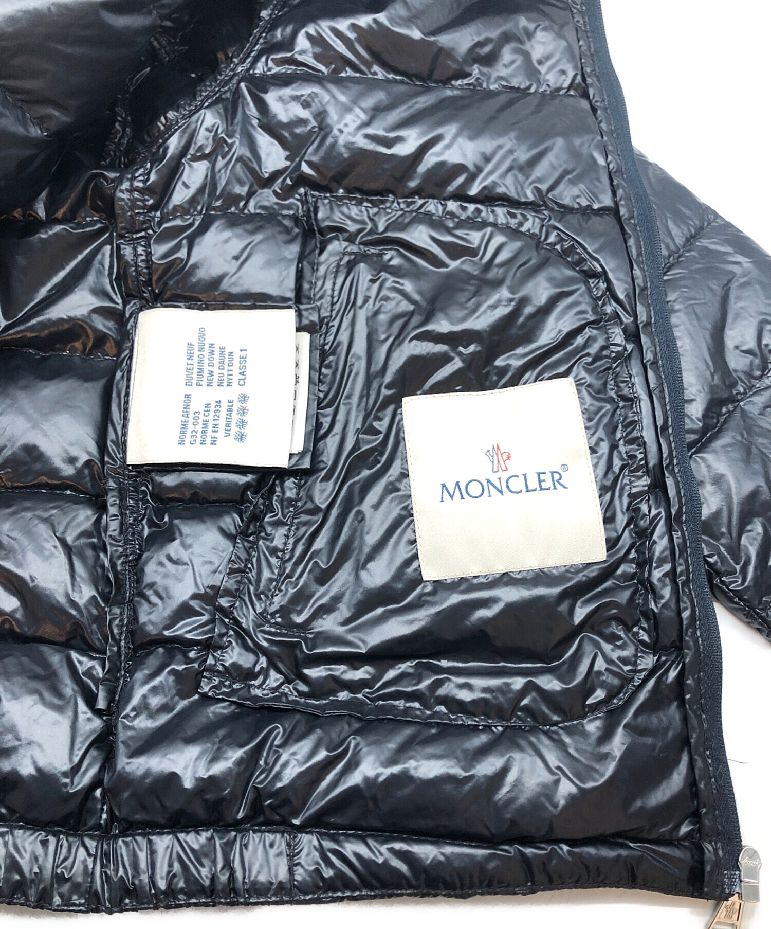 中古・古着通販】MONCLER (モンクレール) ダウンジャケット ブラック