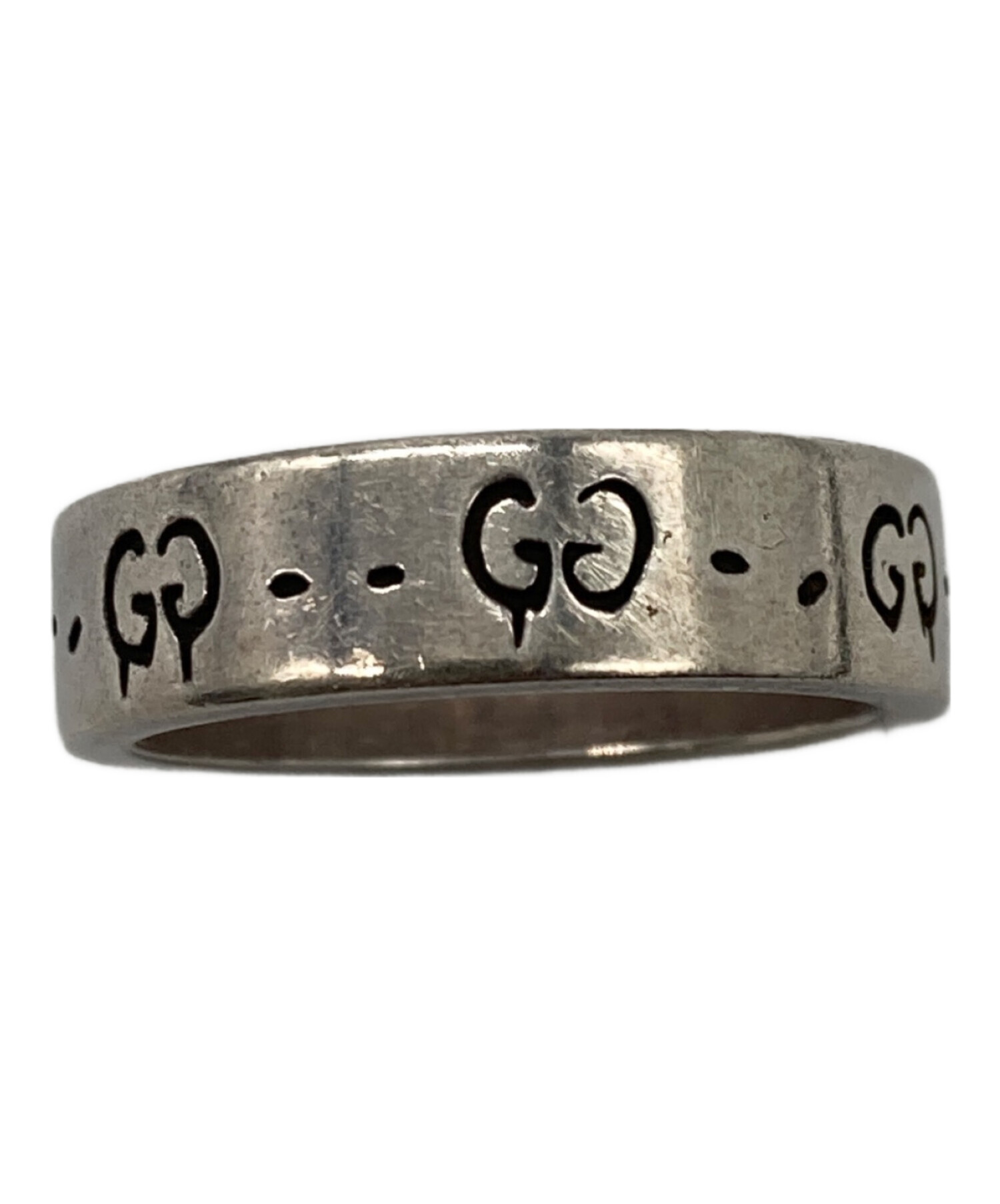中古・古着通販】GUCCI (グッチ) ゴーストシルバーリング 中古・古着通販】GUCCI (グッチ) ゴーストシルバーリング
