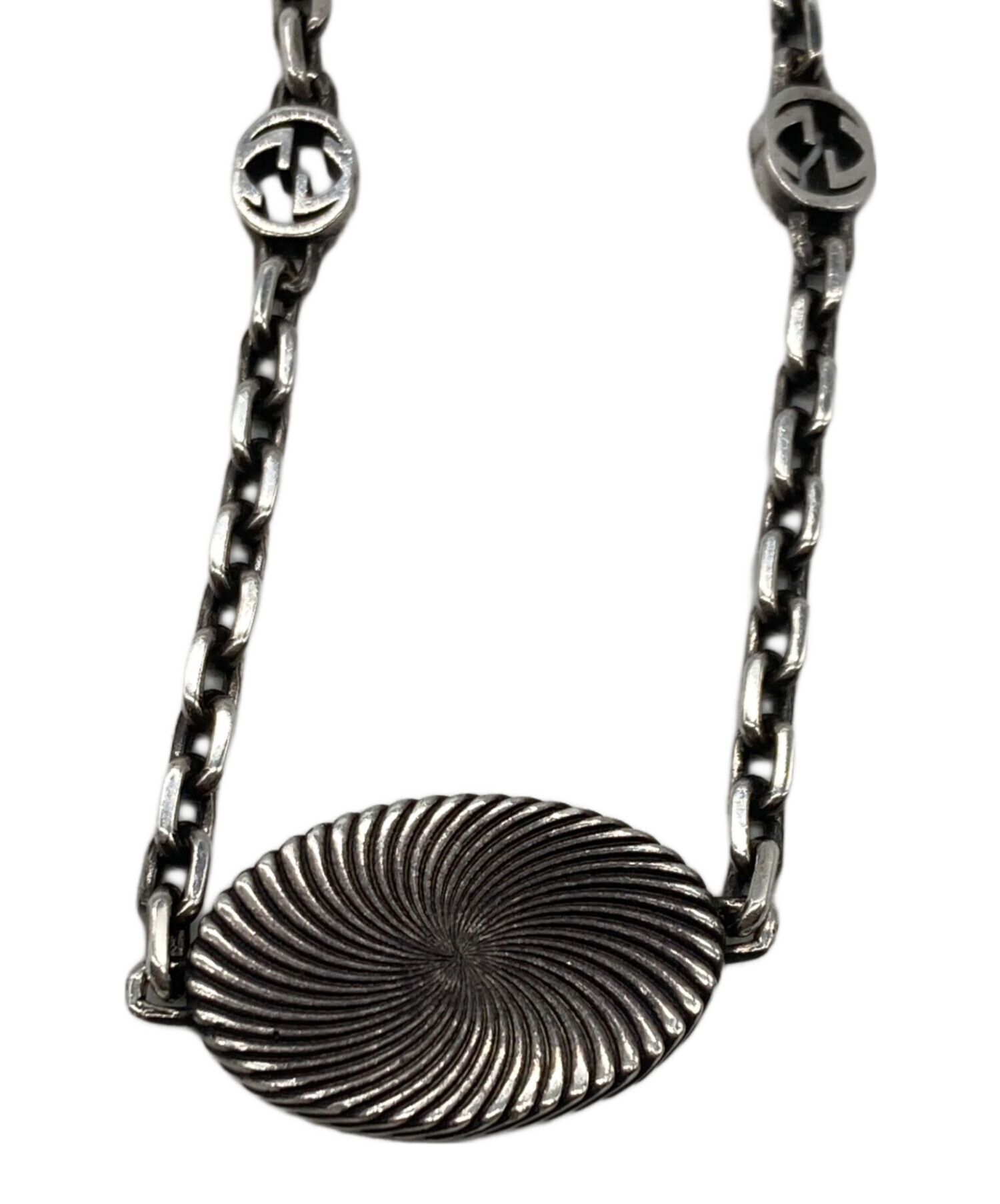 Gucci グッチ ダブルg ブレスレット バングル シルバー GUCCI - GUCCI グッチ ダブルG フラワー ブレスレット バングル