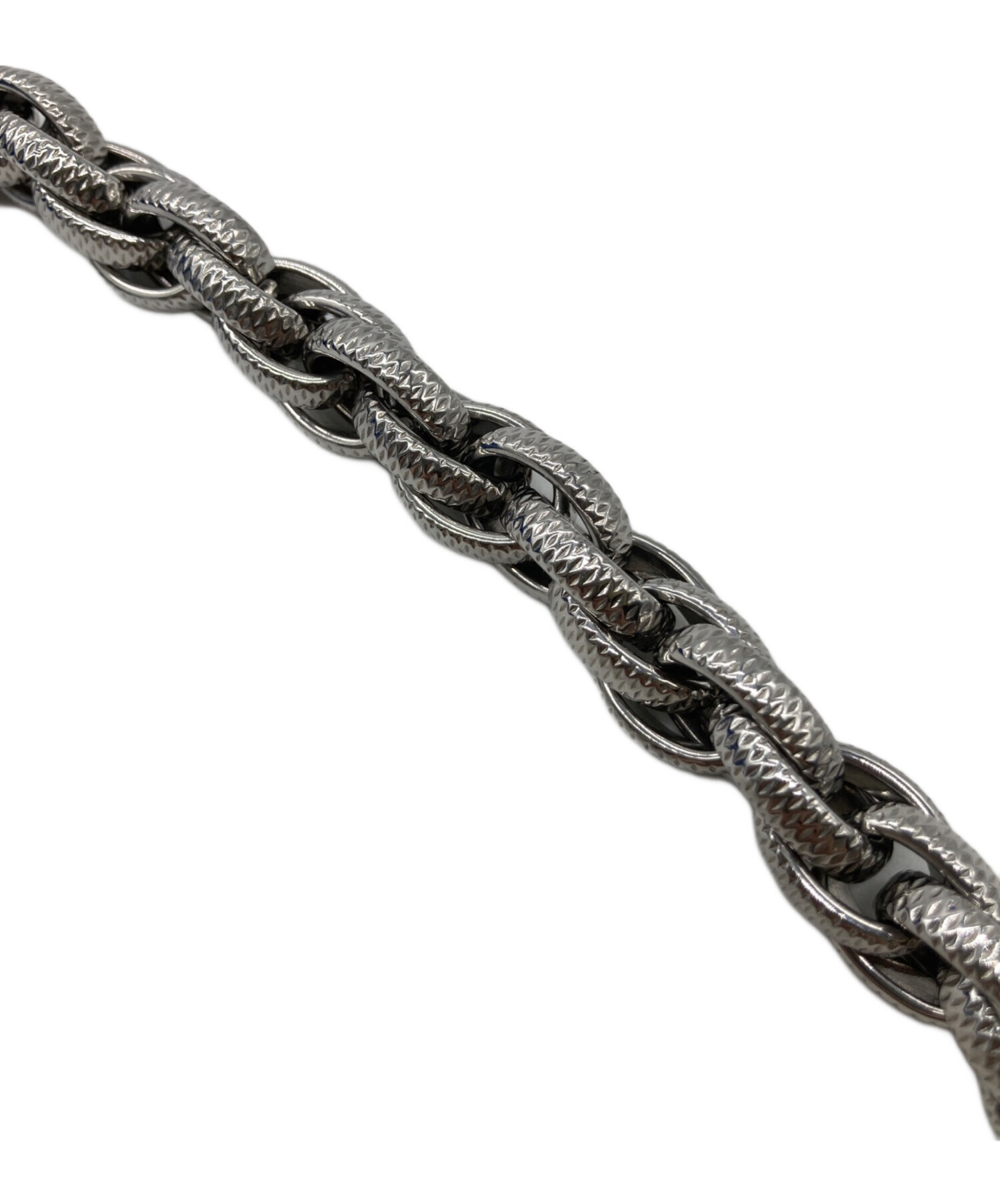 中古・古着通販】DIESEL (ディーゼル) チェーンブレスレット シルバー