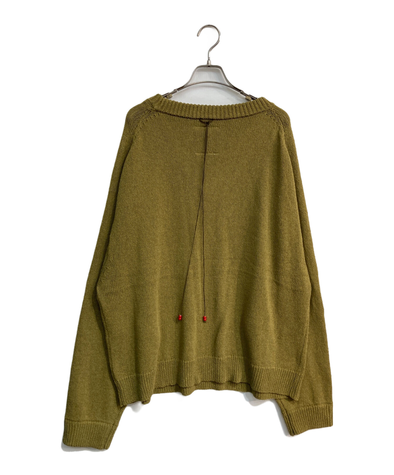 ANCELLM 25AW UV NECK KNIT(LIME)新品未使用3 UV NECK KNIT(LIME) – ANCELLM