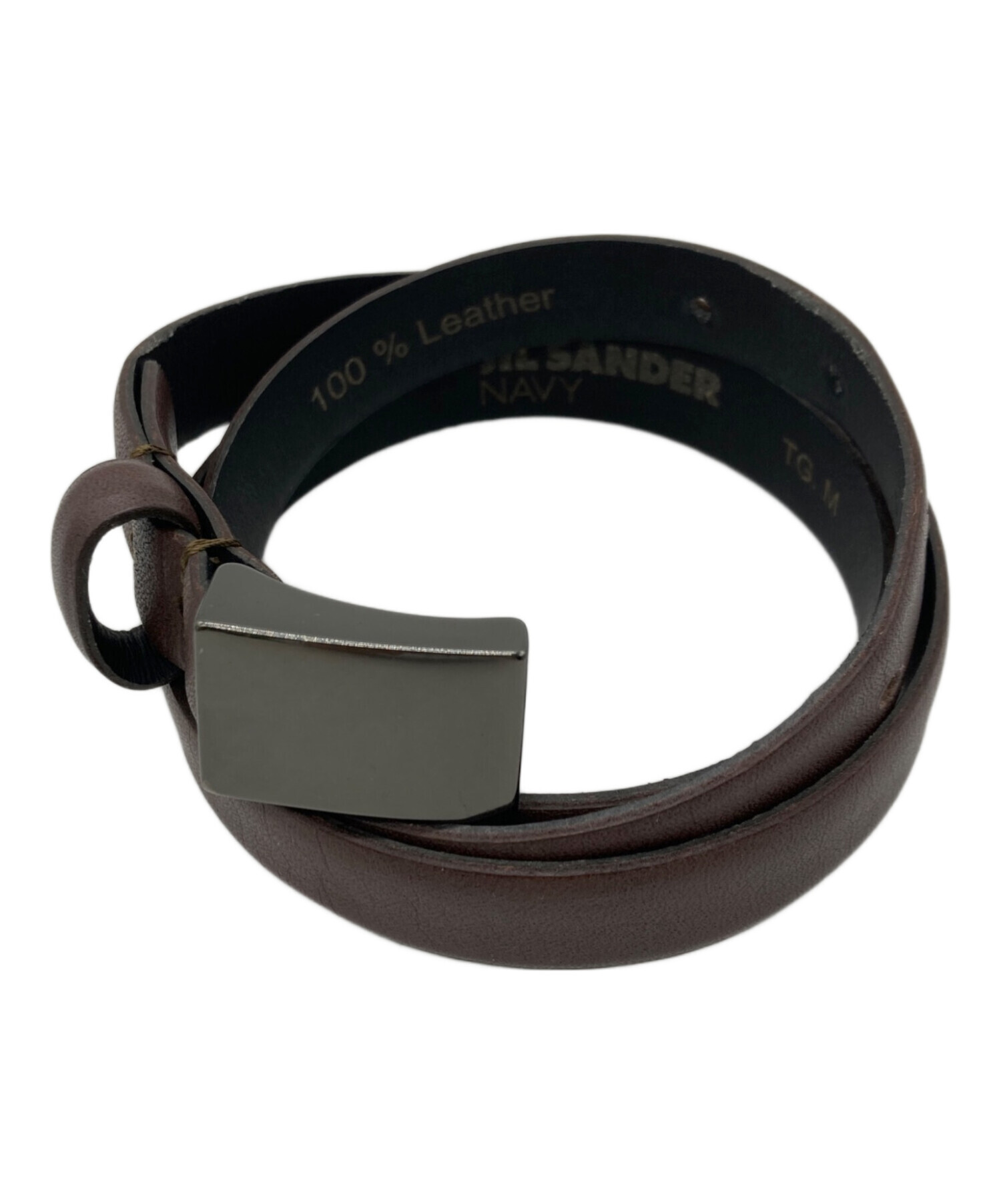 JIL SANDER ベルト JIL SANDER（ジルサンダー）ベルト 黒 サイズ:- レディース