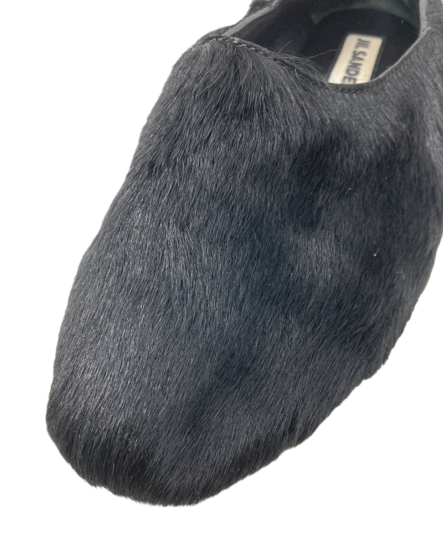 JIL SANDER ブラック フラットシューズ 38.0 Jil Sander ポインテッドトゥ フラットシューズ | ブラック