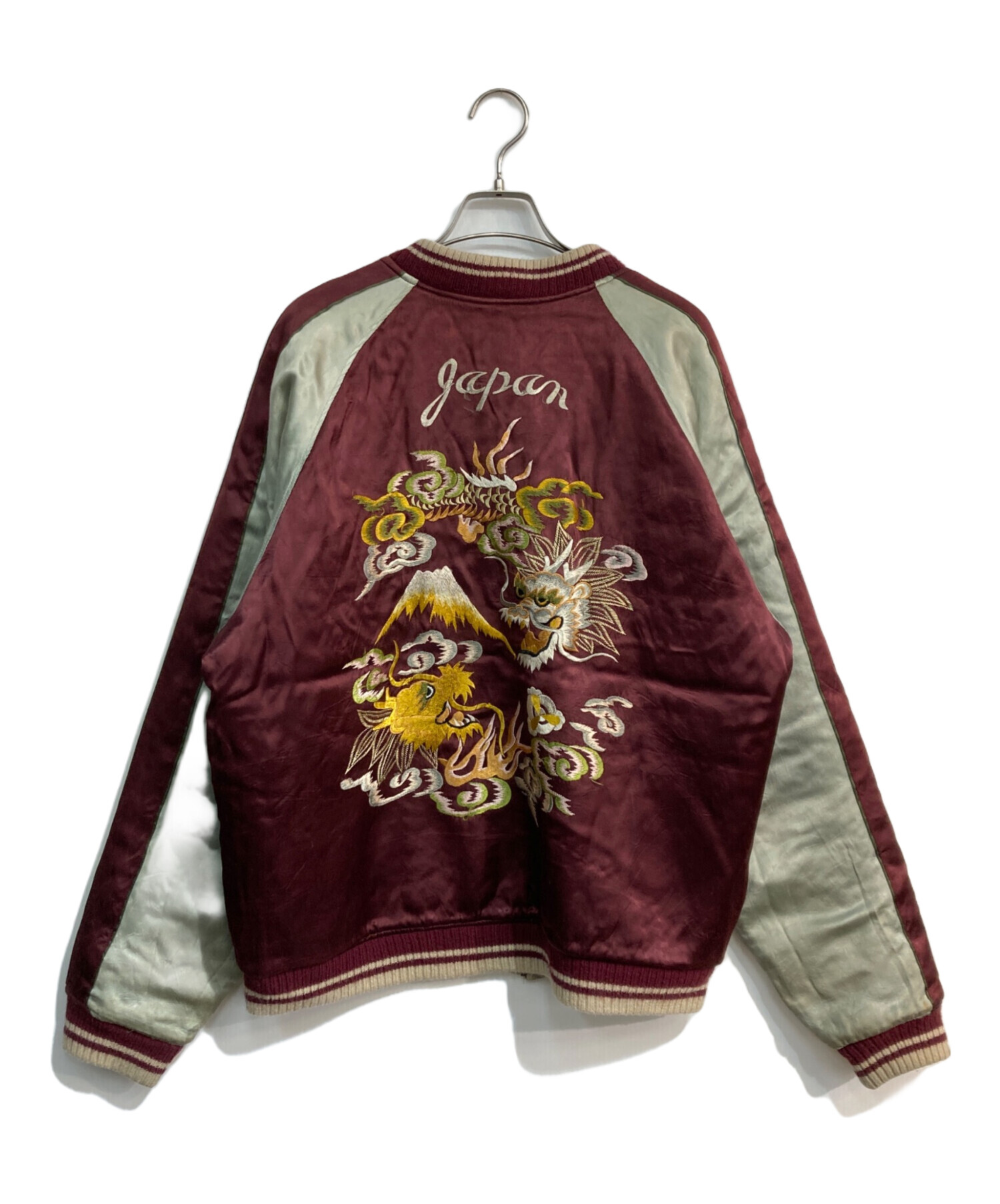 ウエアハウス　スカジャン 中古・古着通販】WAREHOUSE (ウエアハウス) 刺繍スカジャン ブラック