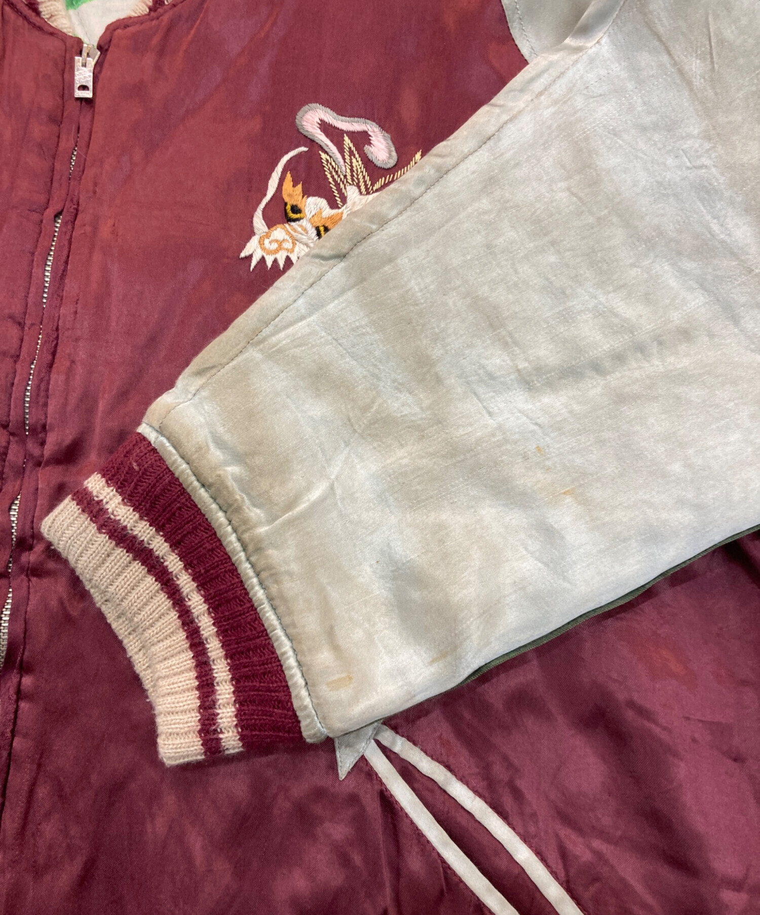 中古・古着通販】WAREHOUSE (ウエアハウス) スカジャン ボルドー