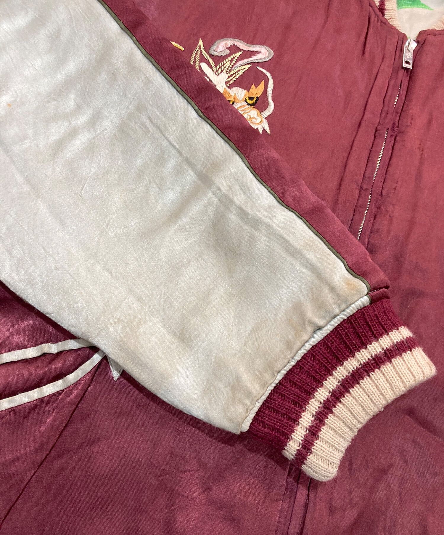 中古・古着通販】WAREHOUSE (ウエアハウス) スカジャン ボルドー