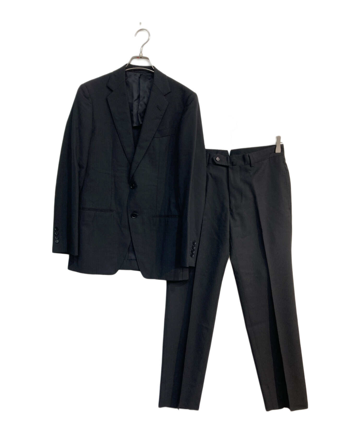 トゥモローランド utility 22AW セットアップ スーツ ブラック 46 トゥモローランド utility 22AW セットアップ スーツ ブラック 46