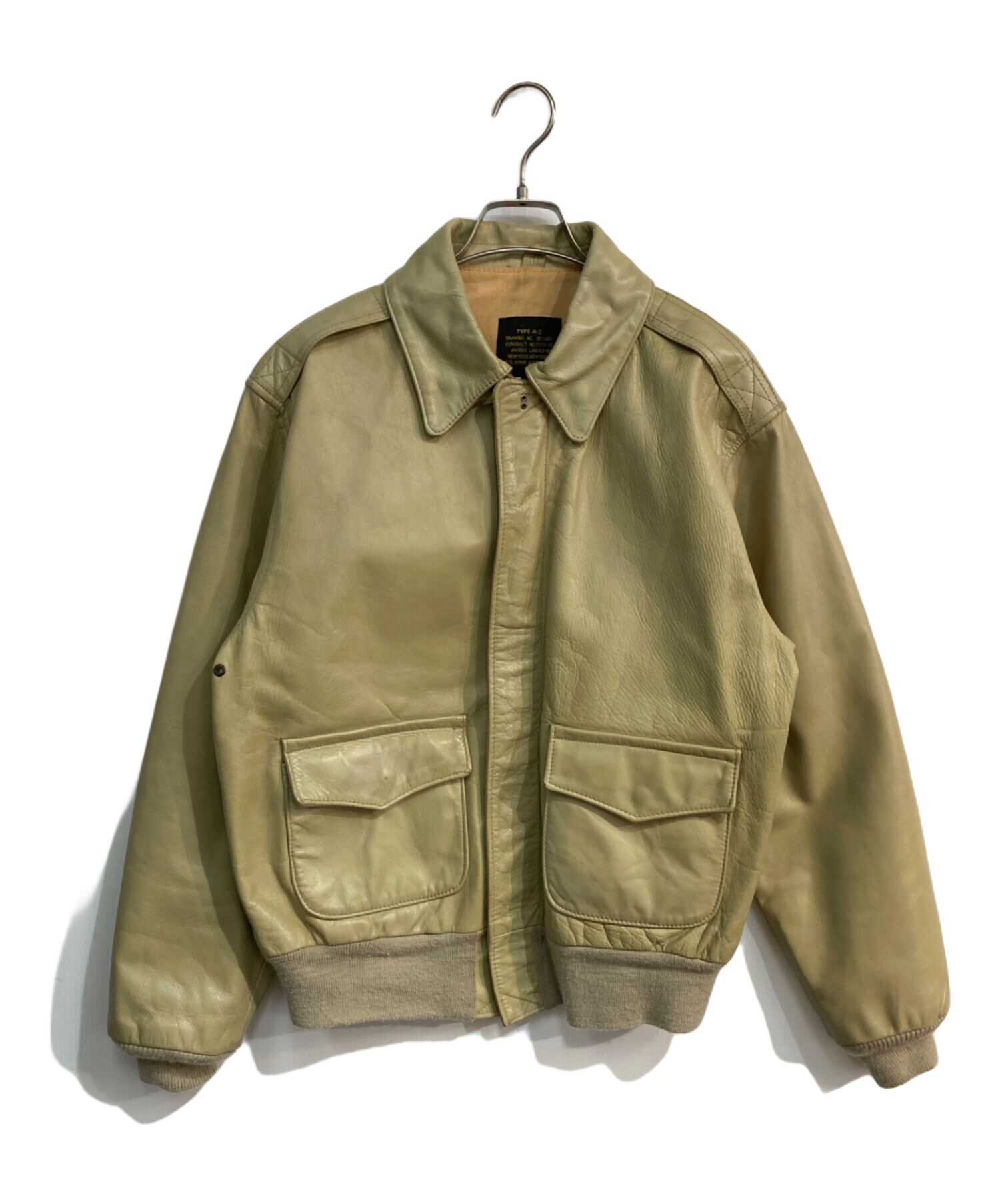 中古・古着通販】AVIREX (アヴィレックス) A-2レザーフライト 